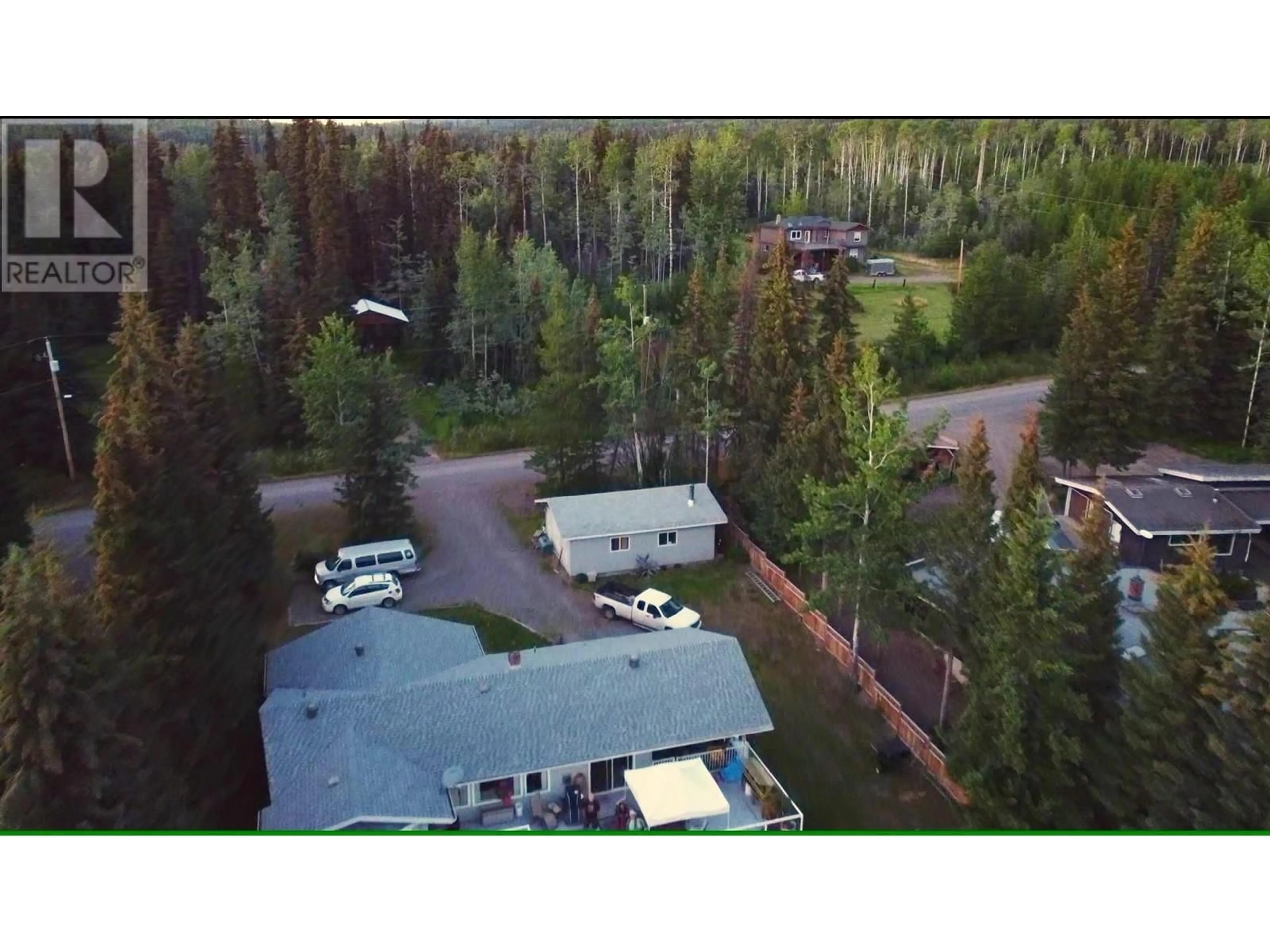 A pic from outside/outdoor area/front of a property/back of a property/a pic from drone, unknown for 3705 E TCHESINKUT LAKE ROAD, Burns Lake British Columbia V0J1E2