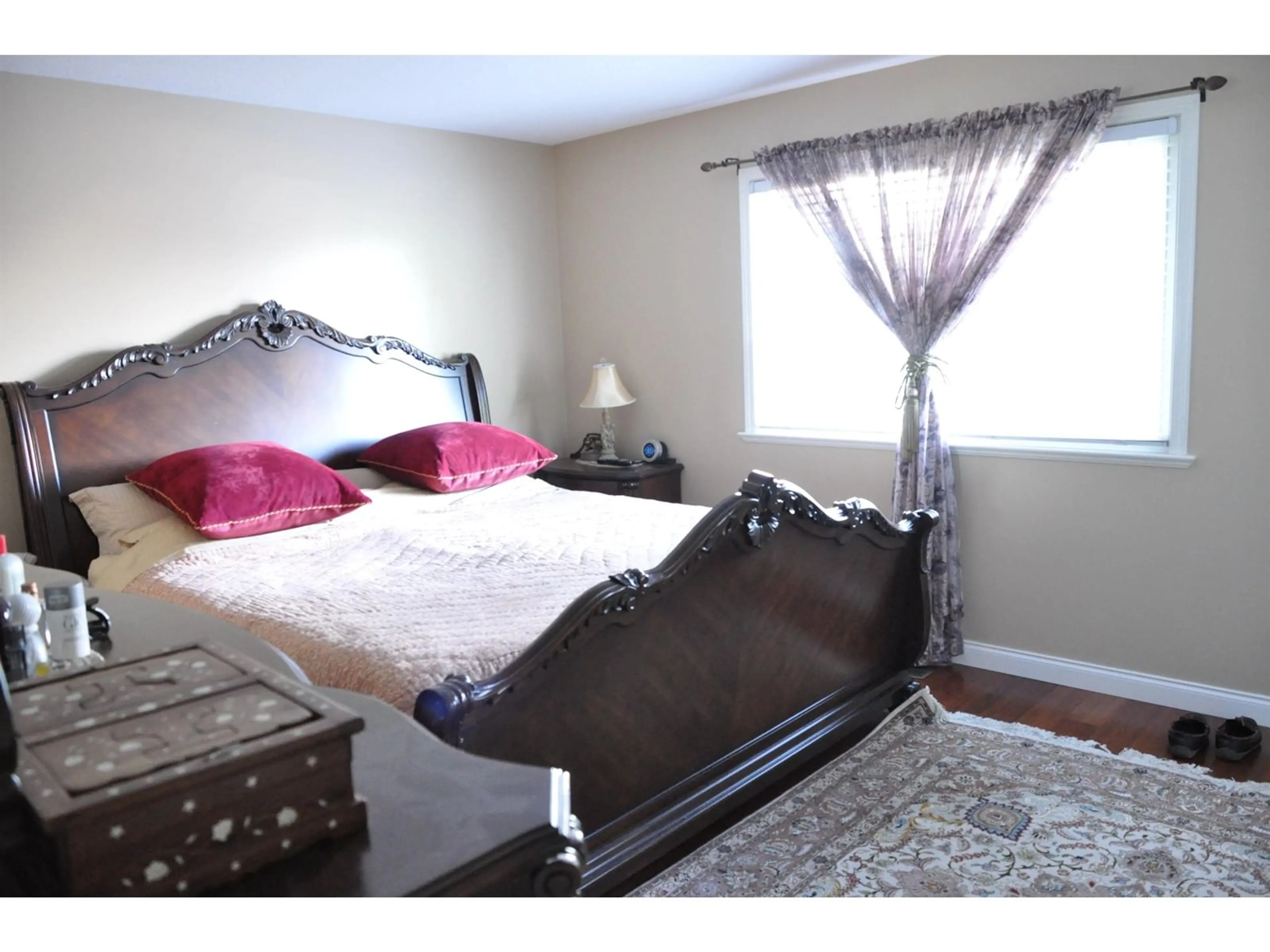 Bedroom with bed, wood/laminate floor for 16245 111A, Surrey British Columbia V4N4R7