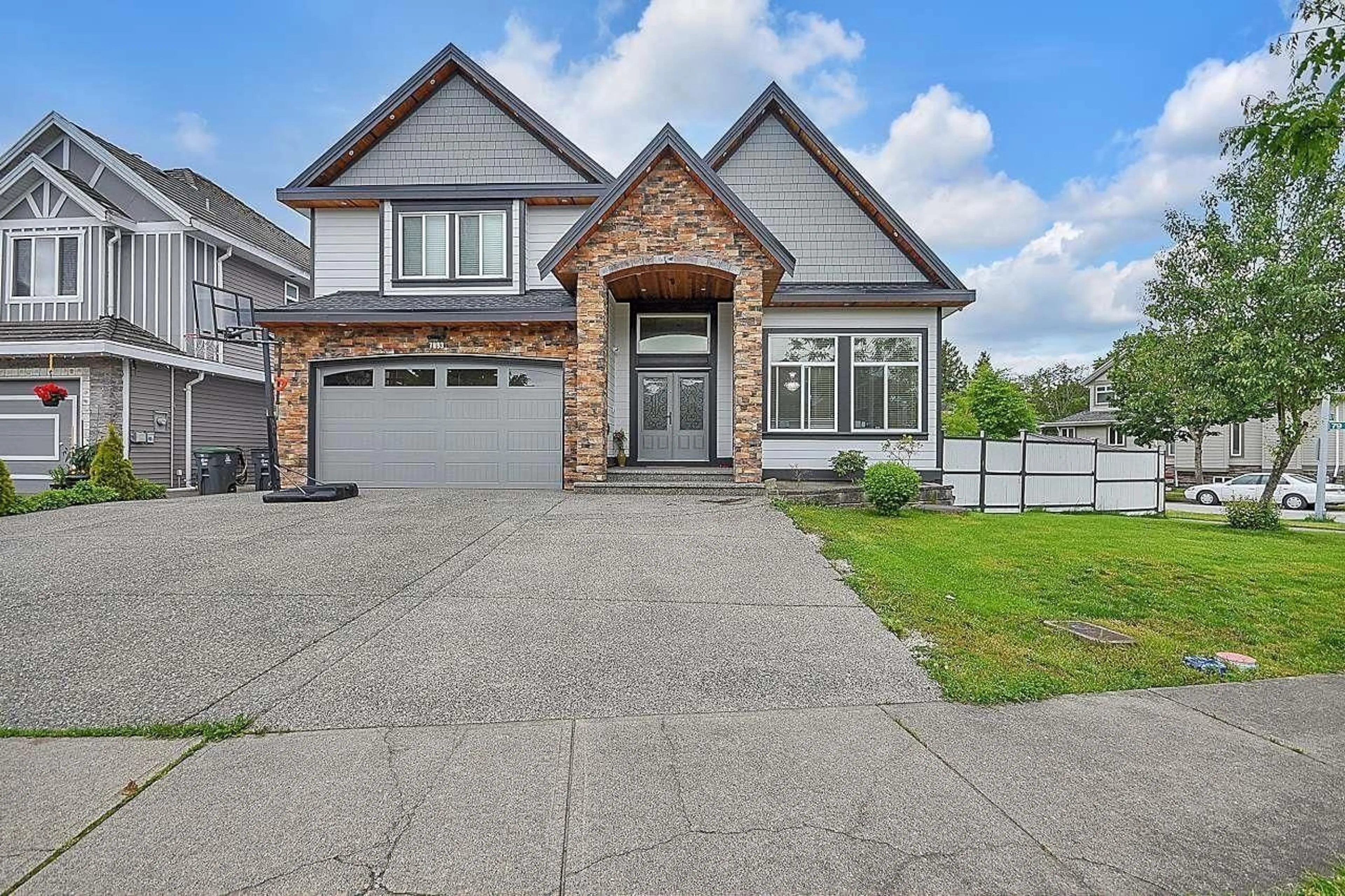 Home with brick exterior material, street for 7893 147A STREET, Surrey British Columbia V3S2T8