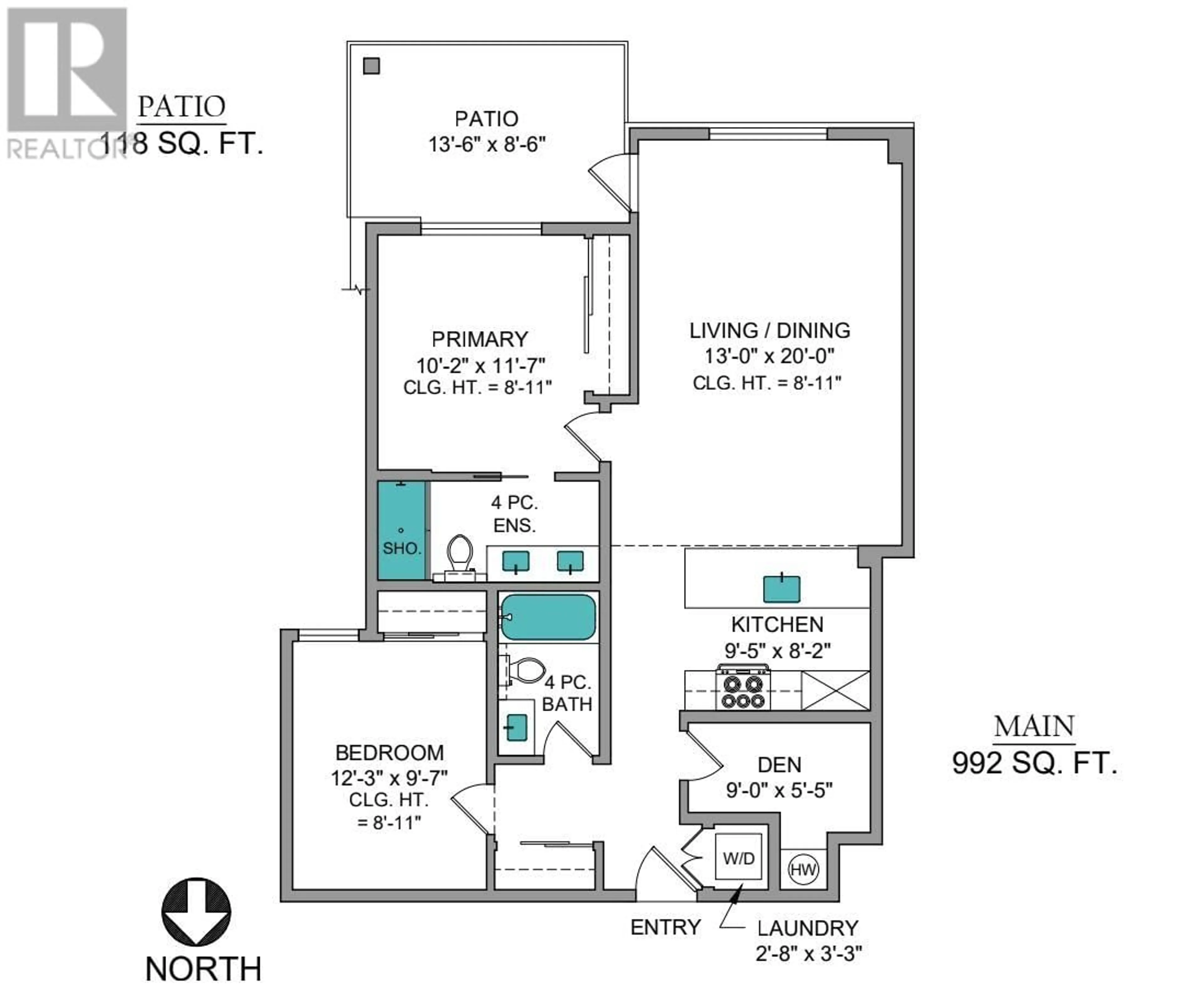 Floor plan for 300 2446 SHAUGHNESSY STREET, Port Coquitlam British Columbia V3C0T7