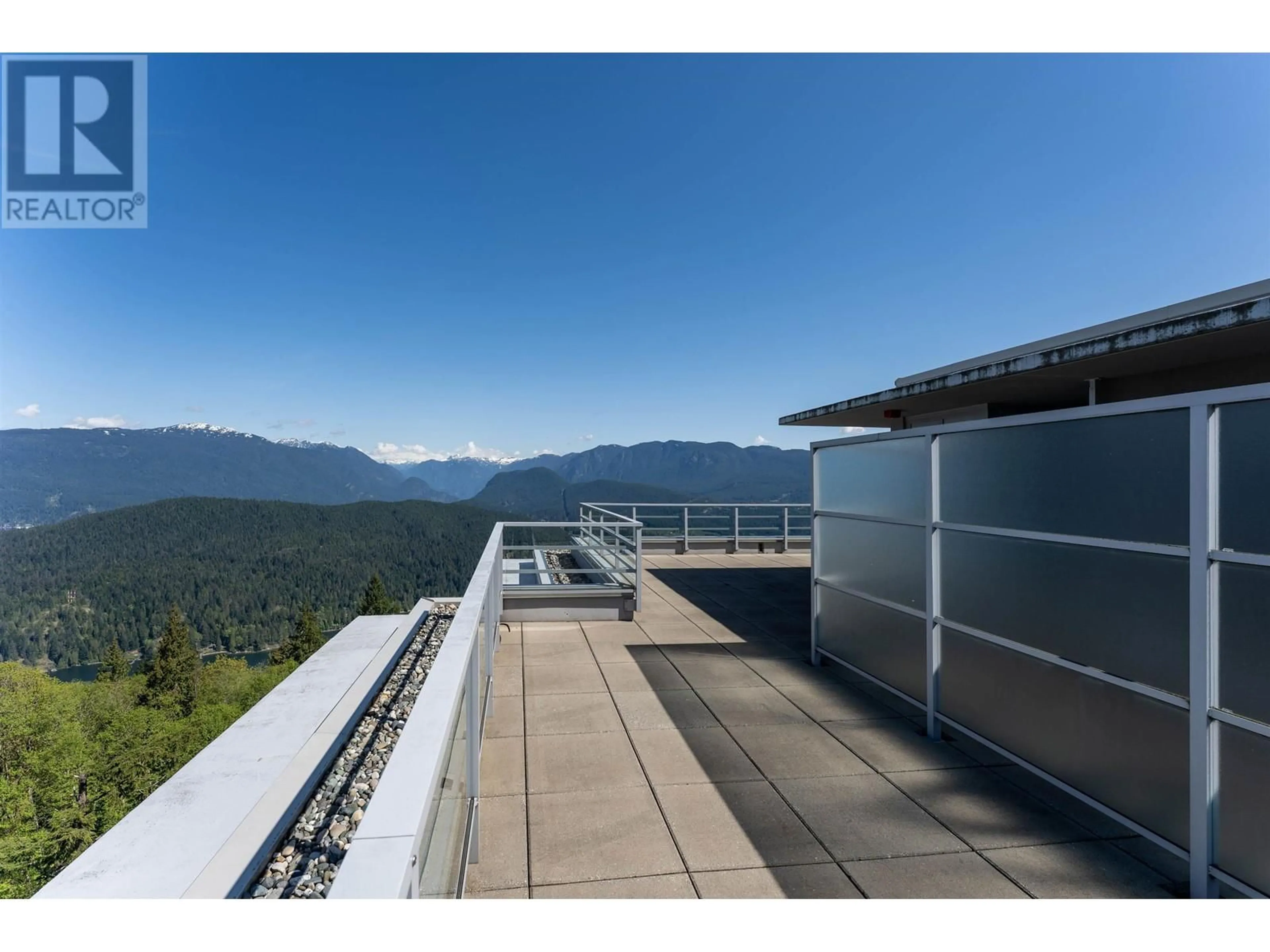 Balcony in the apartment, mountain view for 1501 - 9080 UNIVERSITY CRESCENT, Burnaby British Columbia V5A0B7