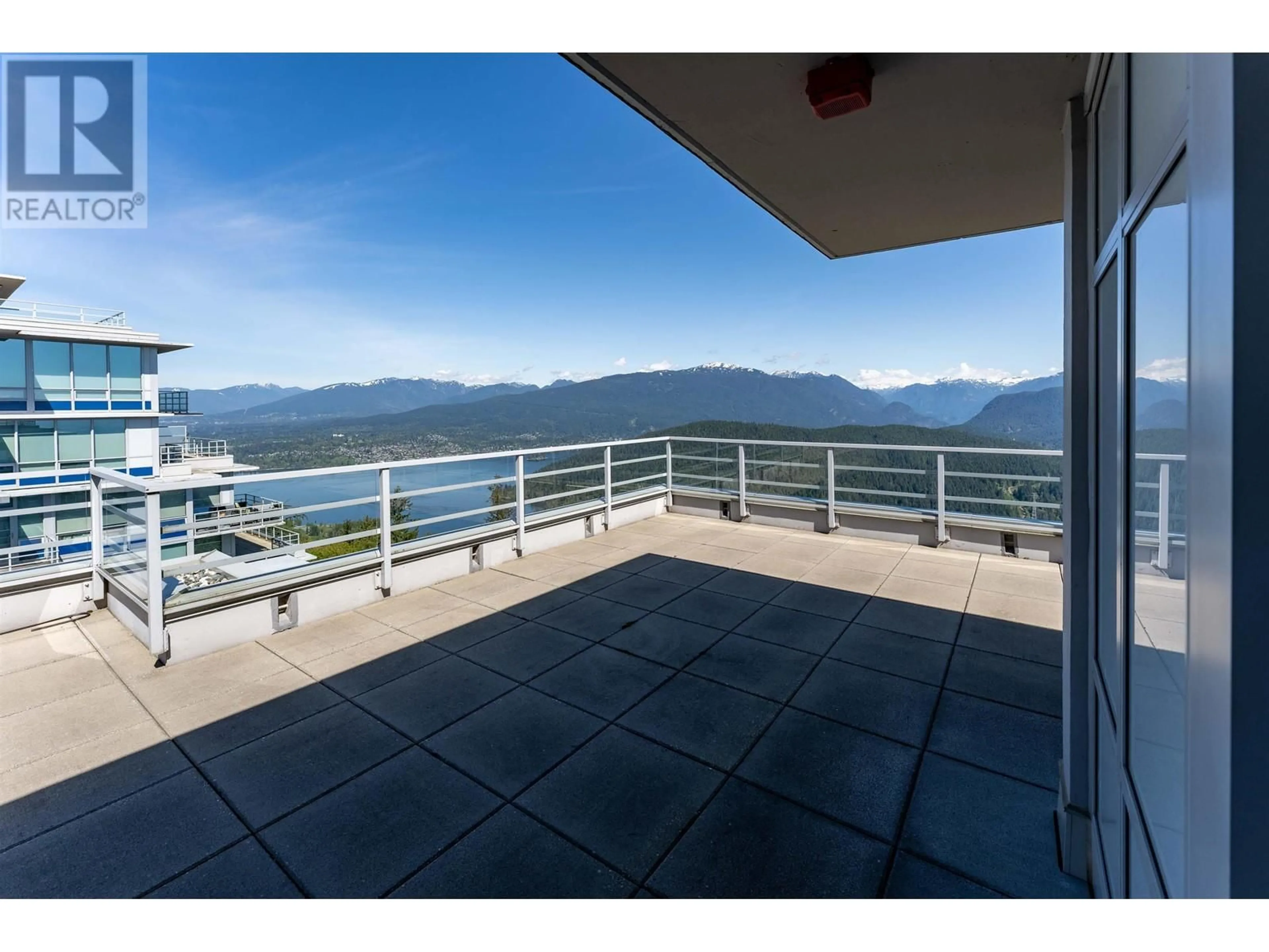 Balcony in the apartment, water/lake/river/ocean view for 1501 9080 UNIVERSITY CRESCENT, Burnaby British Columbia V5A0B7