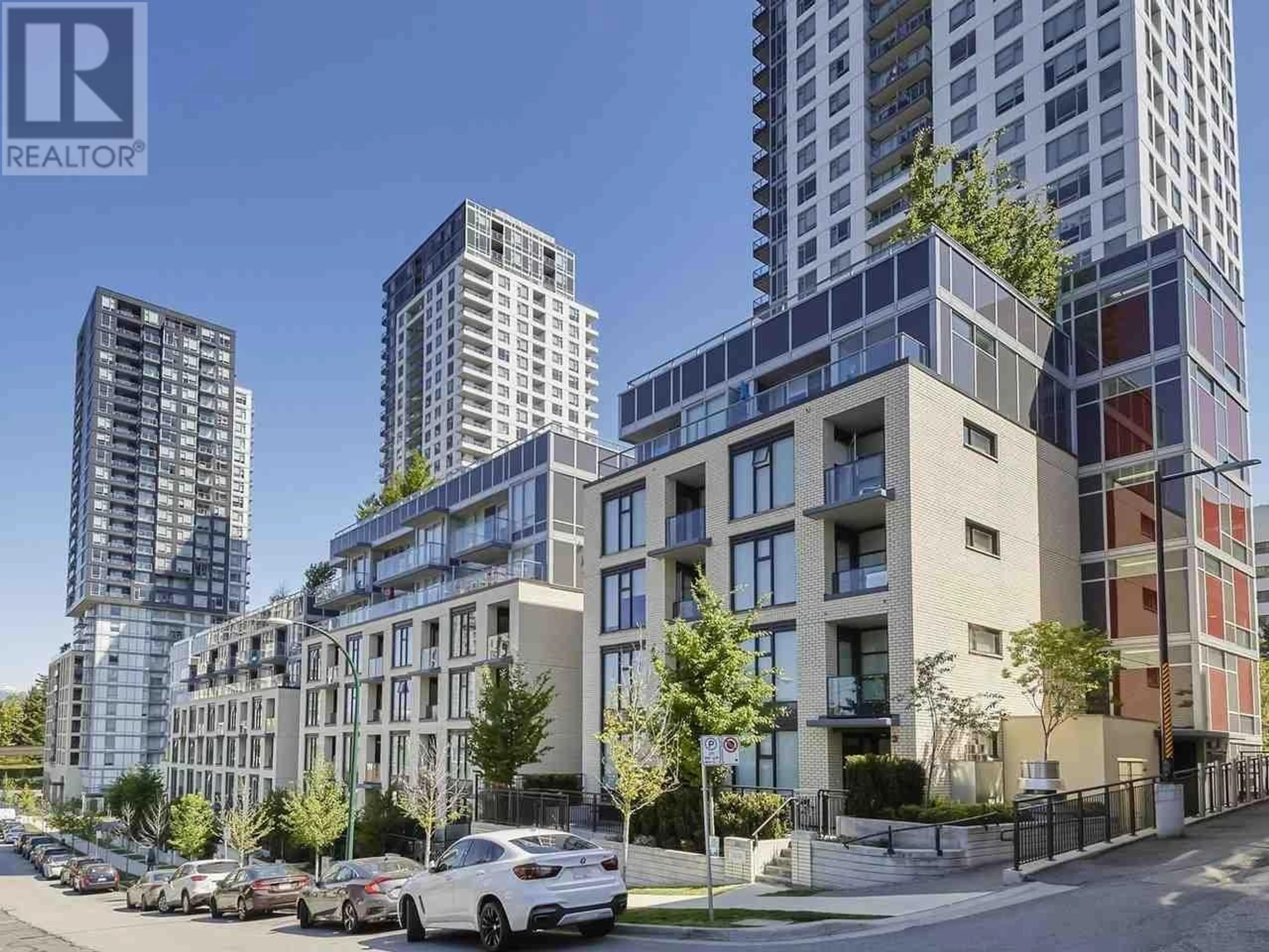 Patio, city buildings view from balcony for 802 5598 ORMIDALE STREET, Vancouver British Columbia V5R0E5