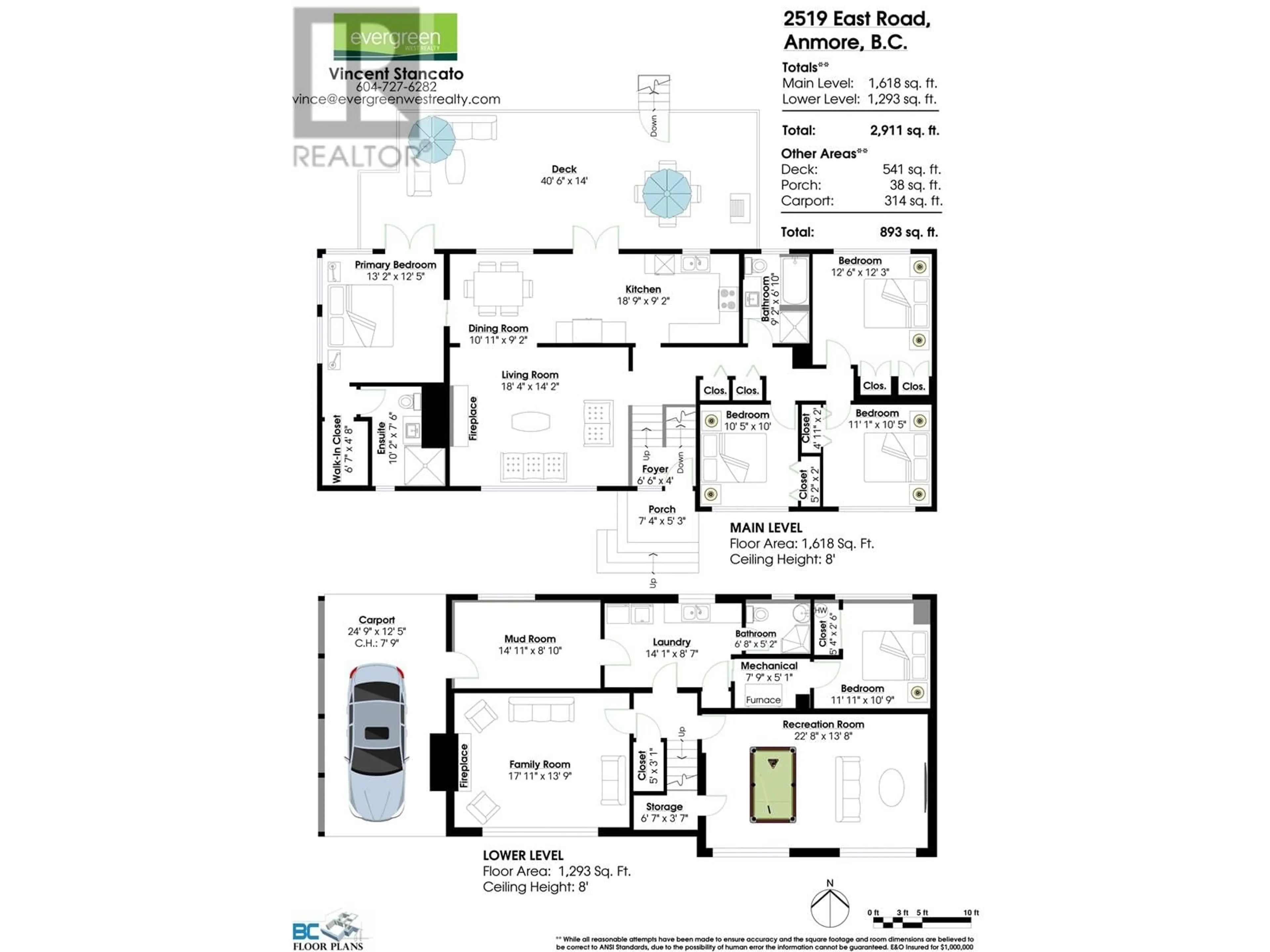 Floor plan for 2519 EAST ROAD, Anmore British Columbia V3H5G9