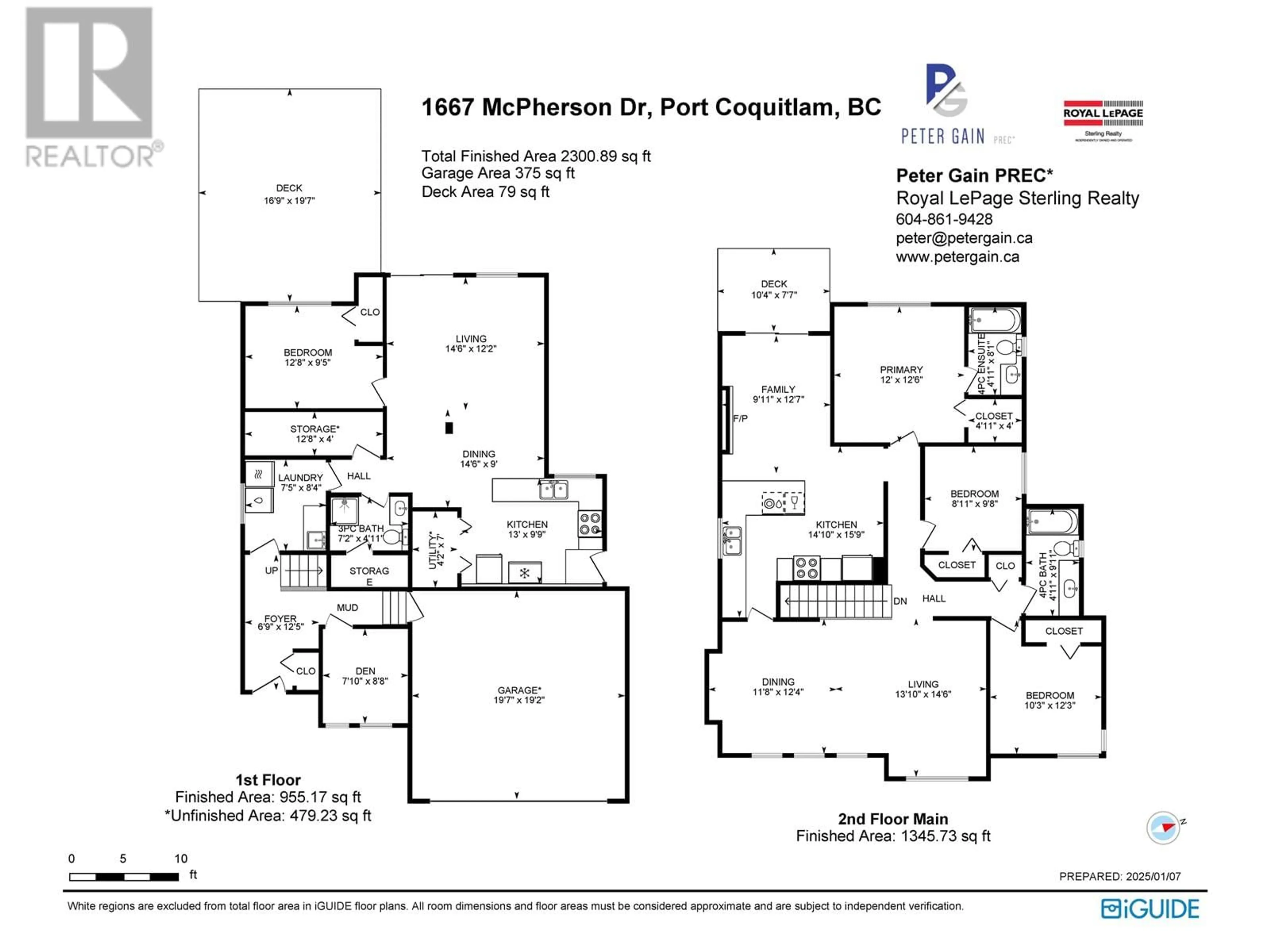 Floor plan for 1667 MCPHERSON DRIVE, Port Coquitlam British Columbia V3C6C9