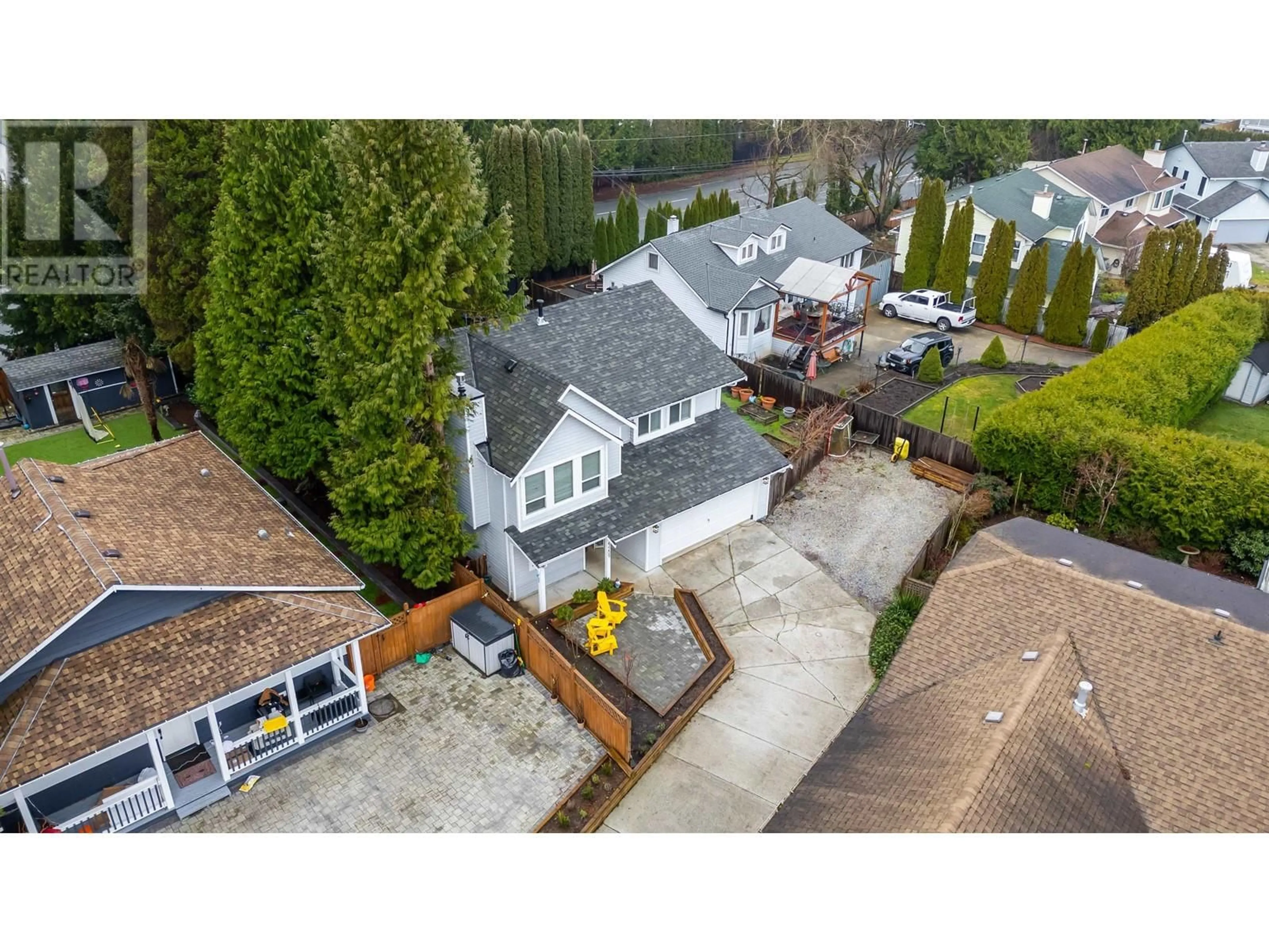 A pic from outside/outdoor area/front of a property/back of a property/a pic from drone, street for 23209 123 AVENUE, Maple Ridge British Columbia V2X0R2