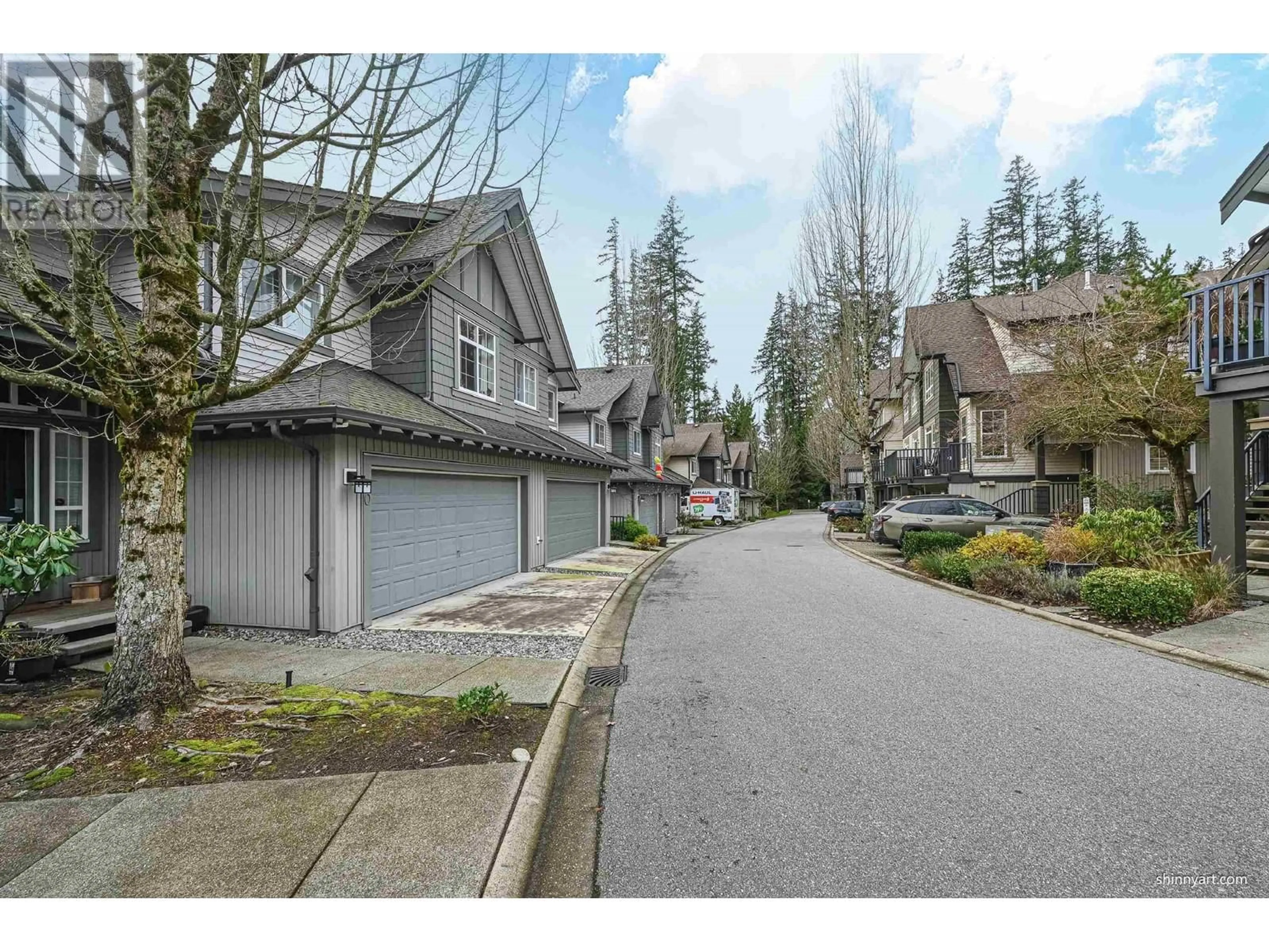 A pic from outside/outdoor area/front of a property/back of a property/a pic from drone, street for 76 2200 PANORAMA DRIVE, Port Moody British Columbia V3H5M2