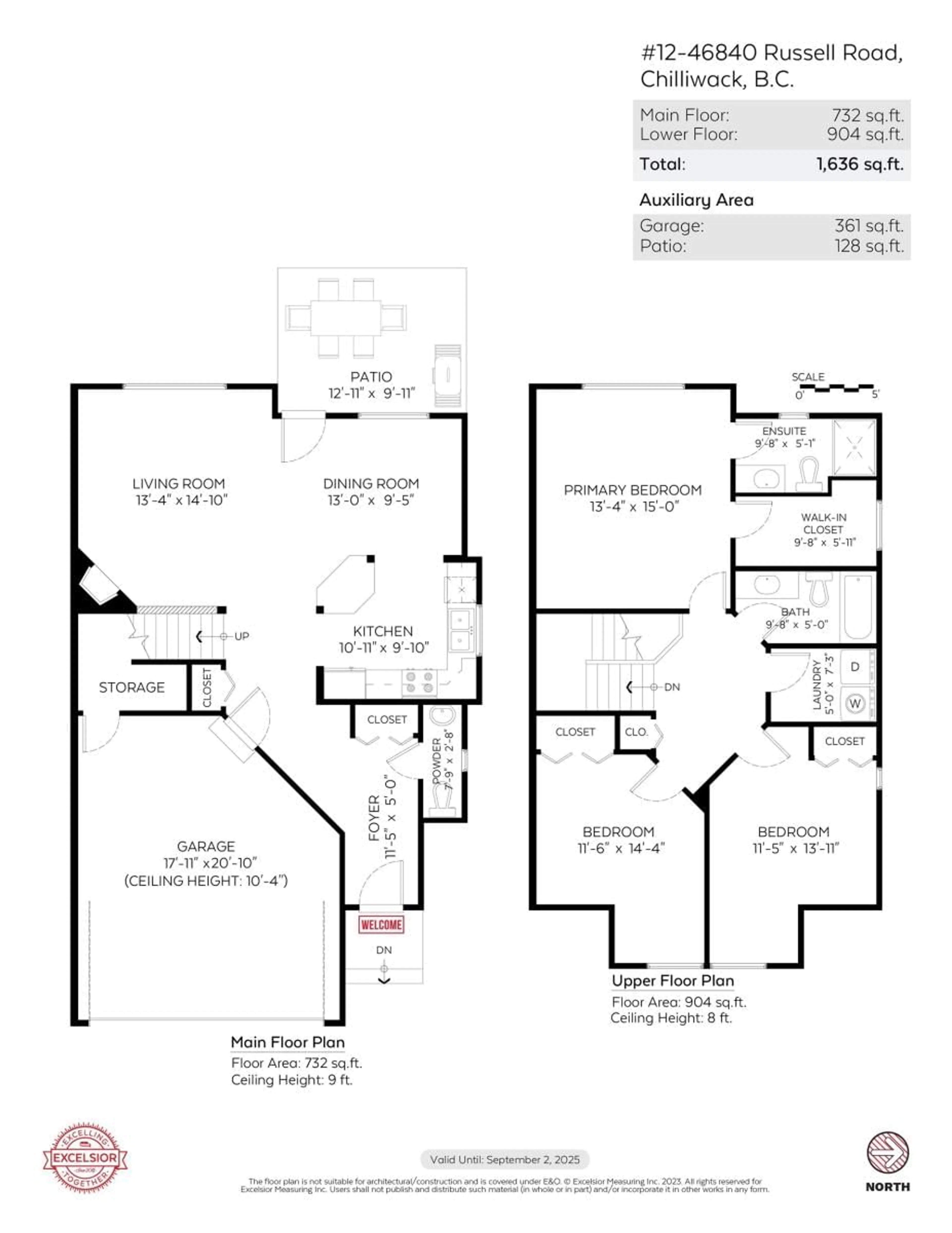 Floor plan for 12 46840 RUSSELL ROAD|Promontory, Chilliwack British Columbia V2R5Z1