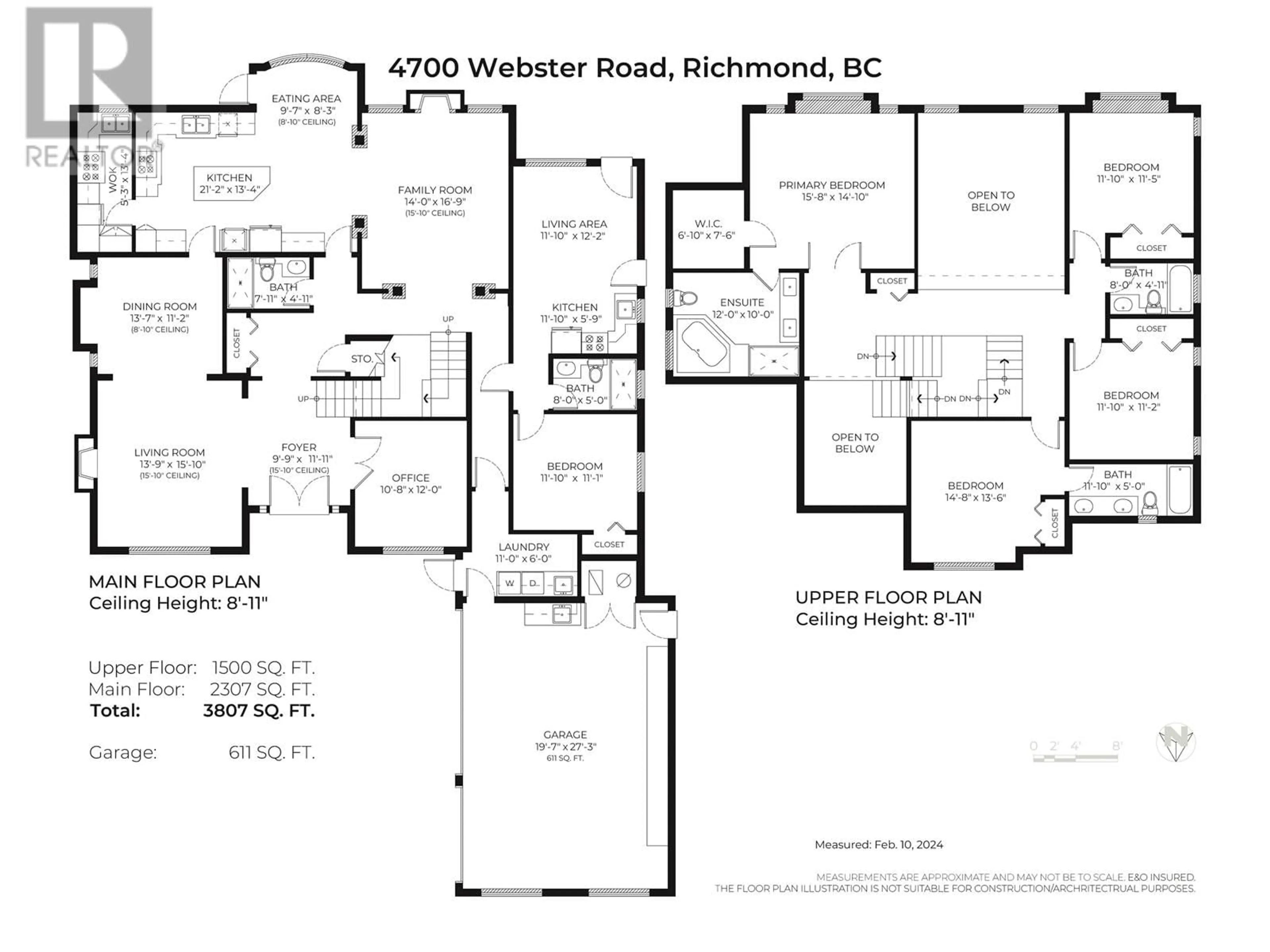 Floor plan for 4700 WEBSTER ROAD, Richmond British Columbia V7C1L3