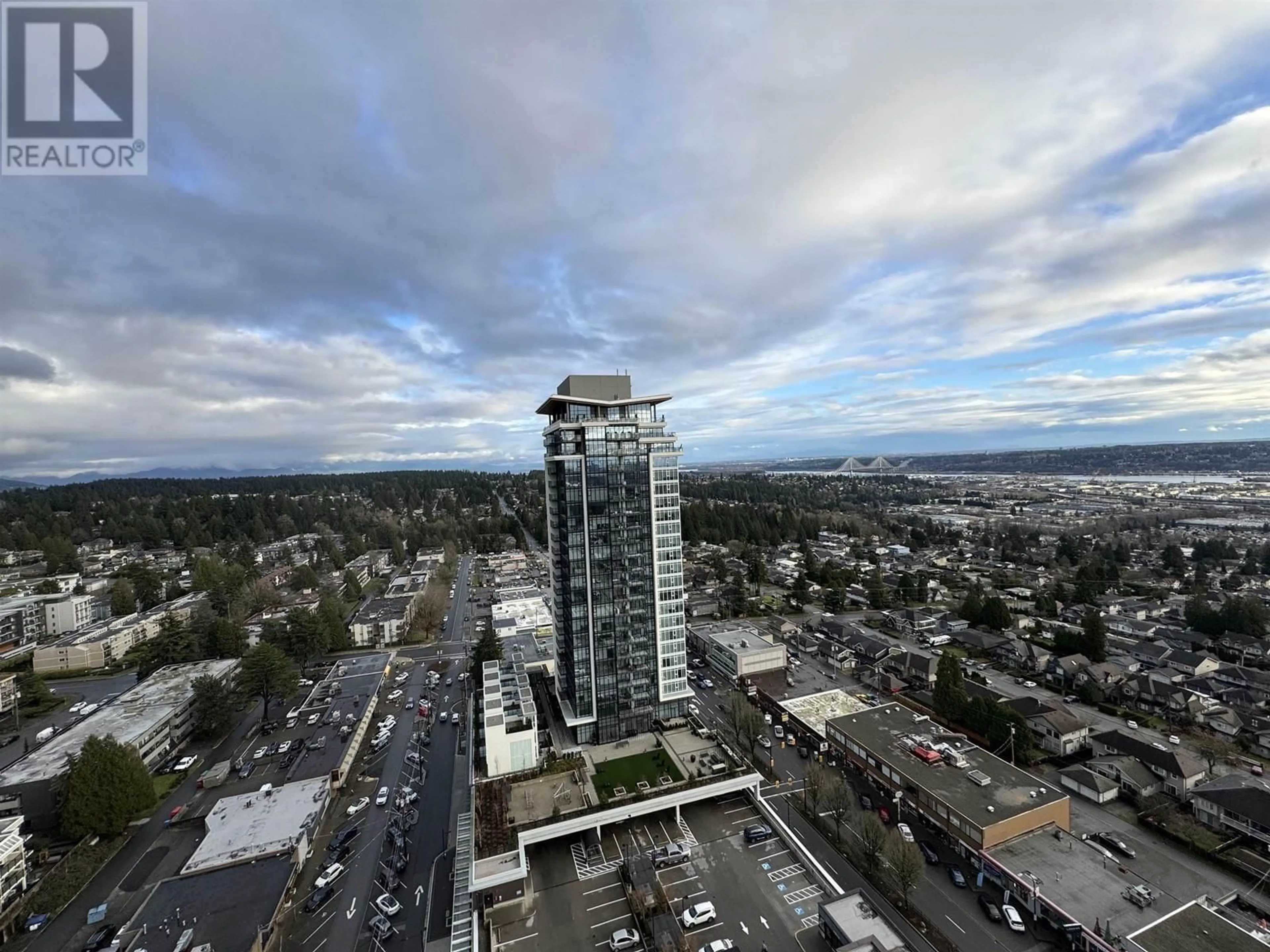 A pic from outside/outdoor area/front of a property/back of a property/a pic from drone, city buildings view from balcony for 2108 505 NELSON STREET, Coquitlam British Columbia V3J0R5