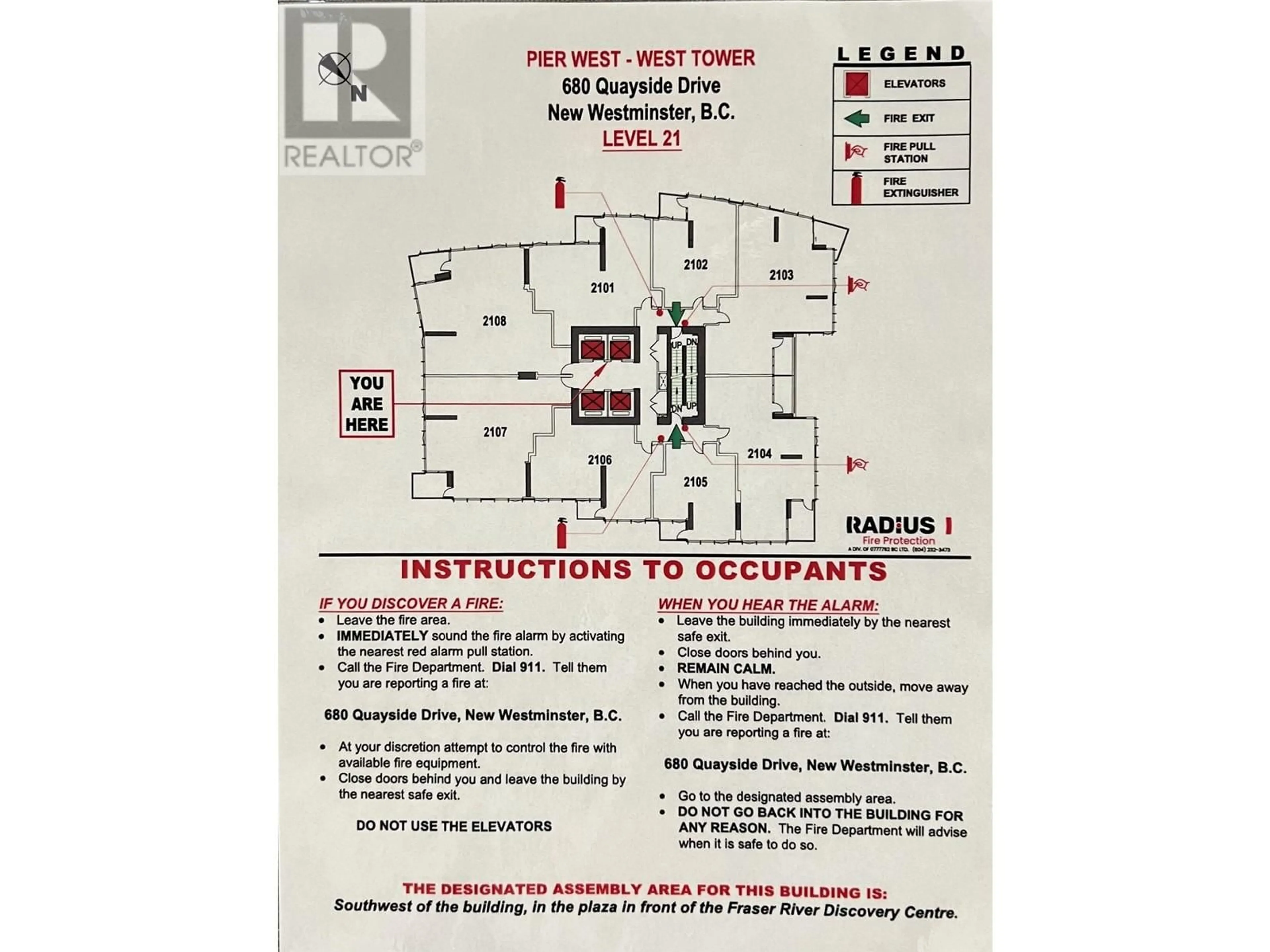 Floor plan for 2108 680 QUAYSIDE DRIVE, New Westminster British Columbia V3M0P2