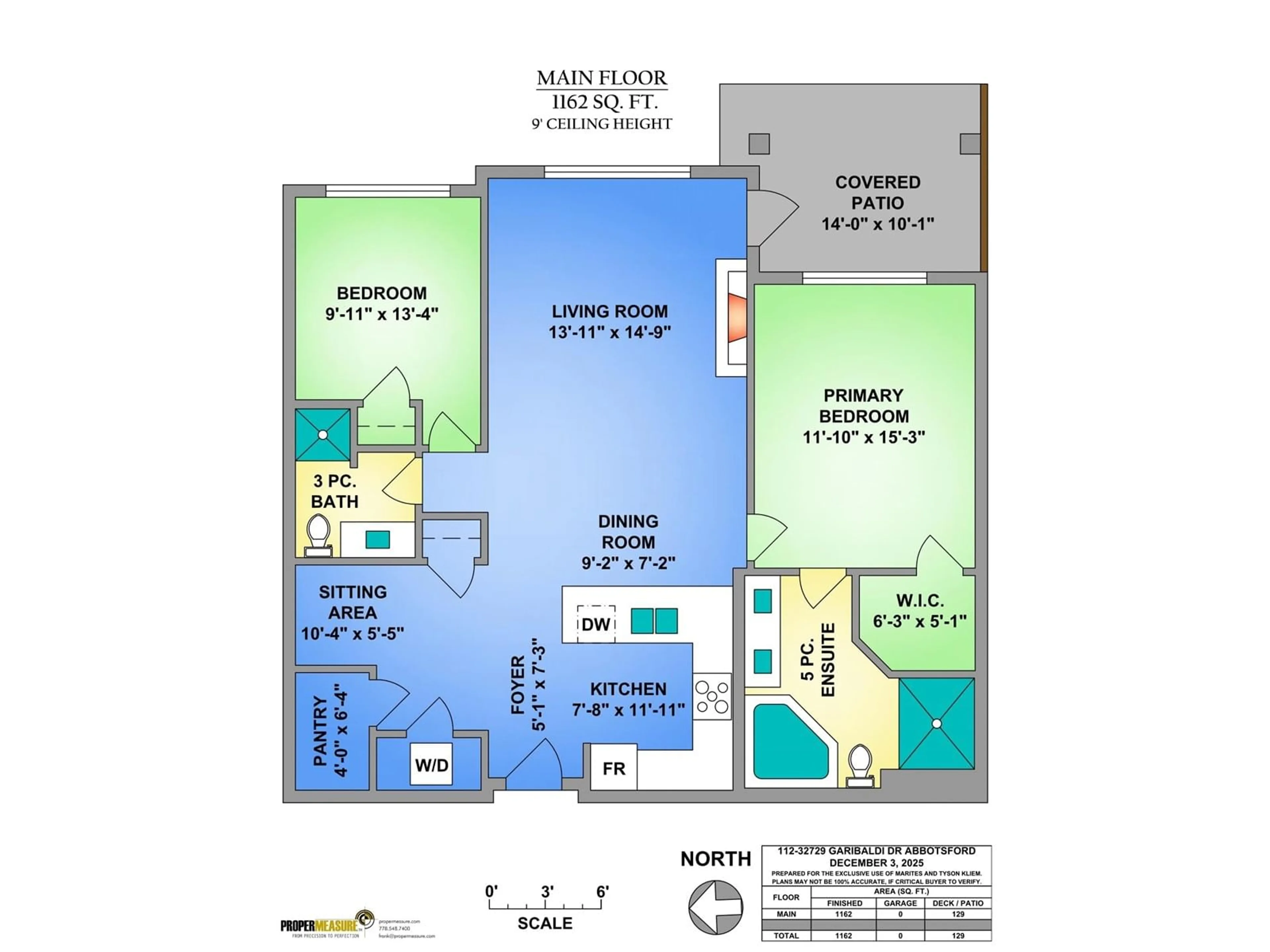 Floor plan for 112 32729 GARIBALDI DRIVE, Abbotsford British Columbia V2T0A6