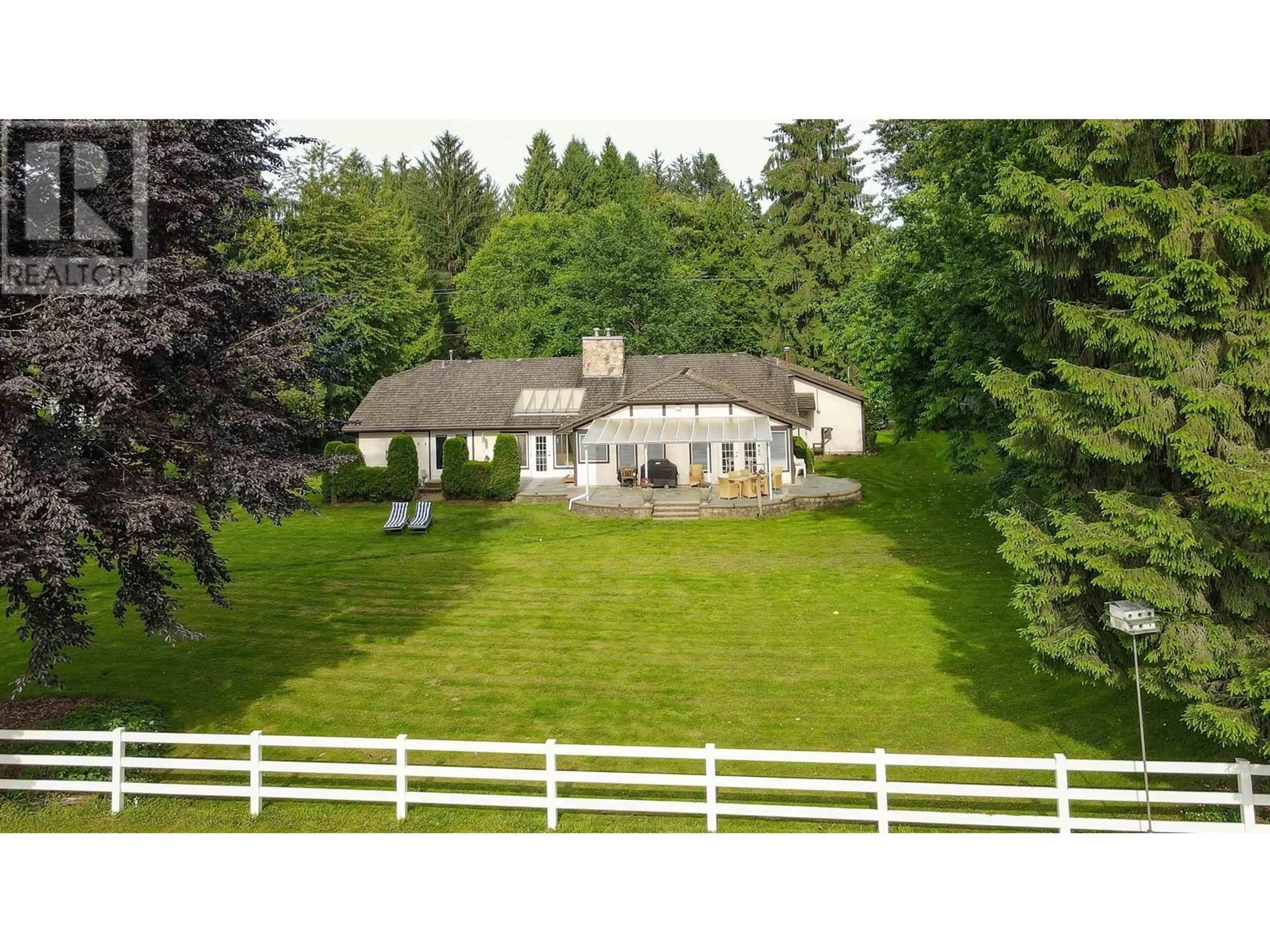 A pic from outside/outdoor area/front of a property/back of a property/a pic from drone, mountain view for 13483 CEDAR WAY, Maple Ridge British Columbia V4R2T4