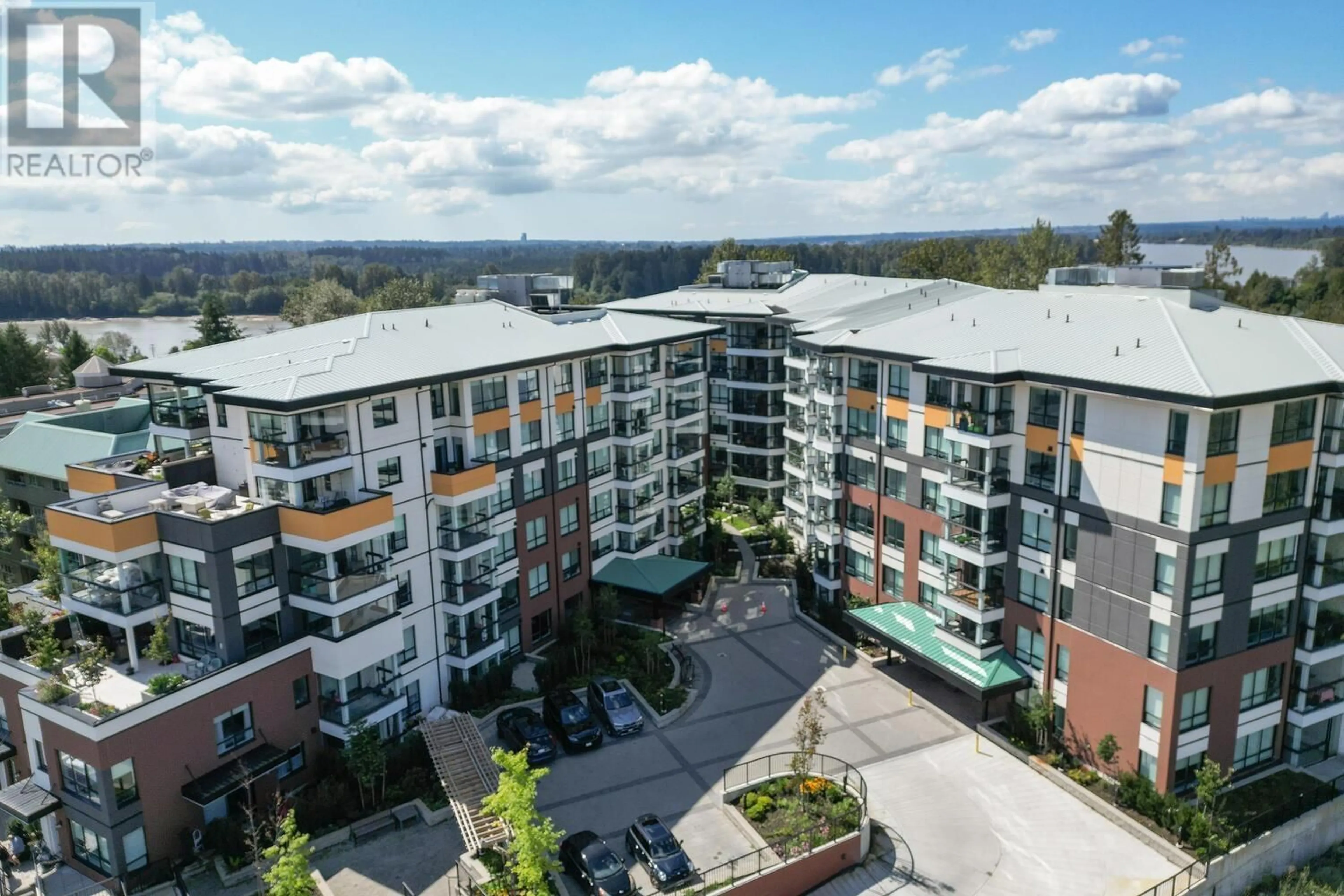 A pic from outside/outdoor area/front of a property/back of a property/a pic from drone, city buildings view from balcony for 310 11641 227 STREET, Maple Ridge British Columbia V2X9J6