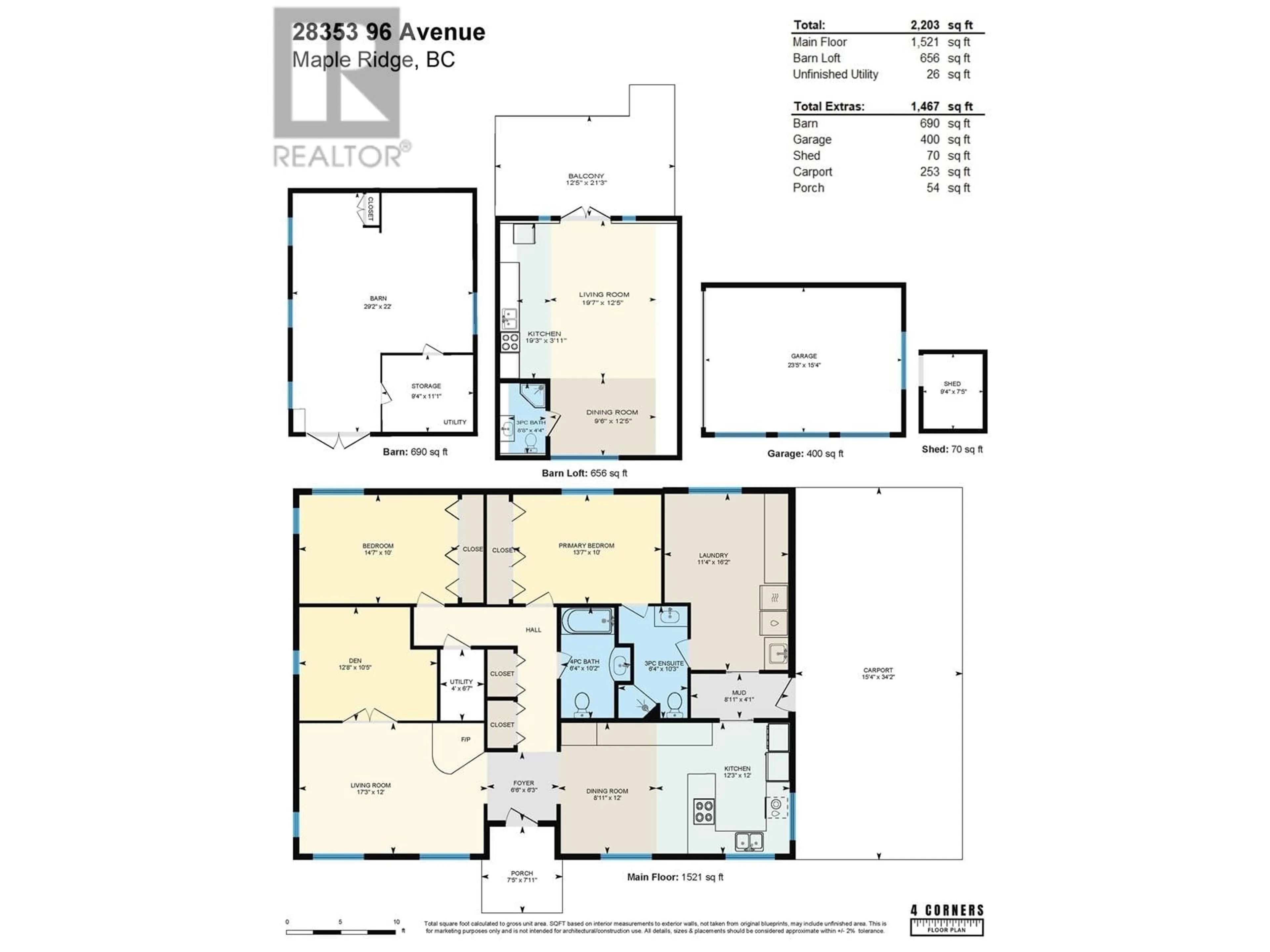 Floor plan for 28353 96 AVENUE, Maple Ridge British Columbia V2W1L2