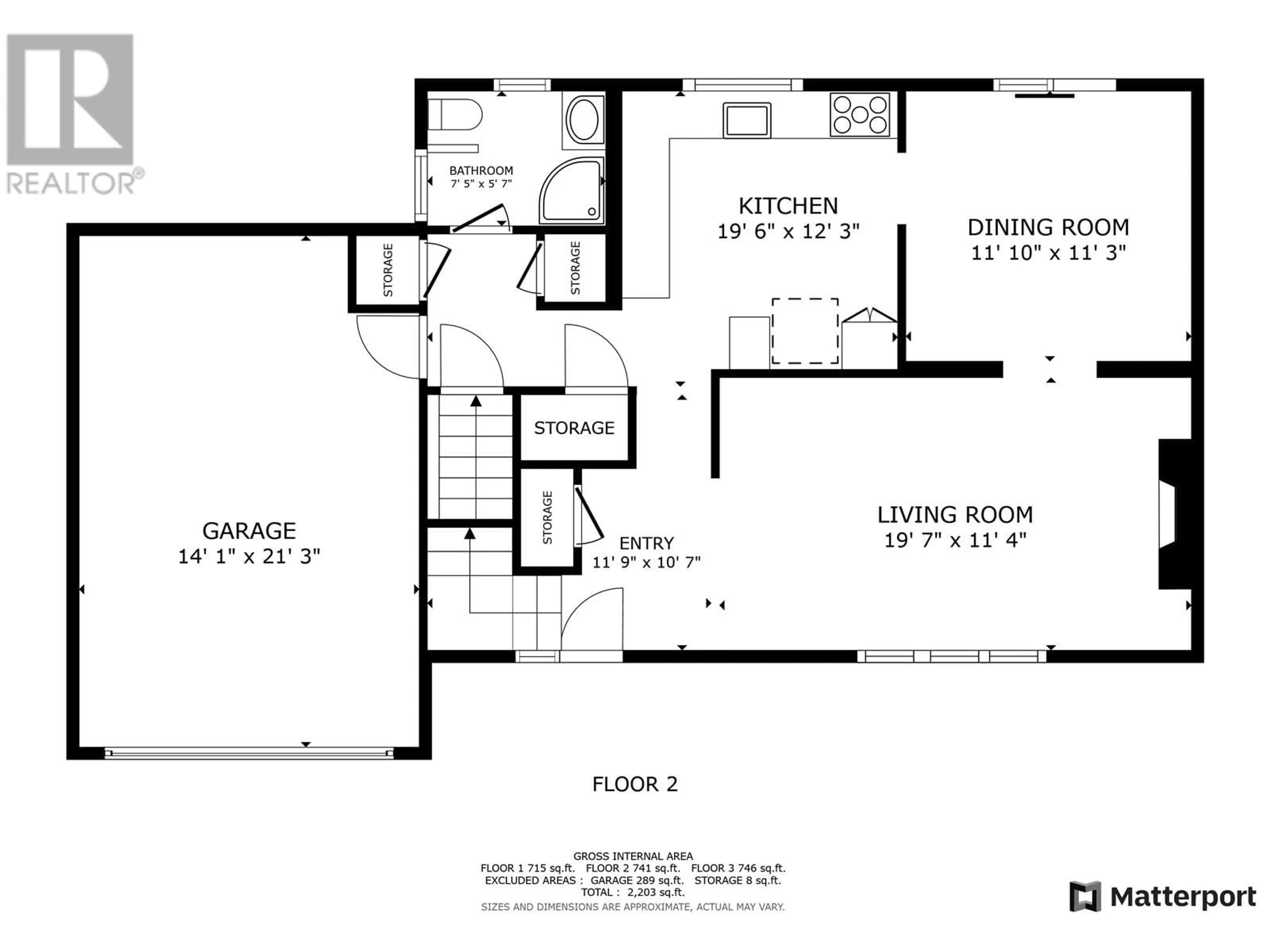 Floor plan for 9917 114 AVENUE, Fort St. John British Columbia V1J4R8