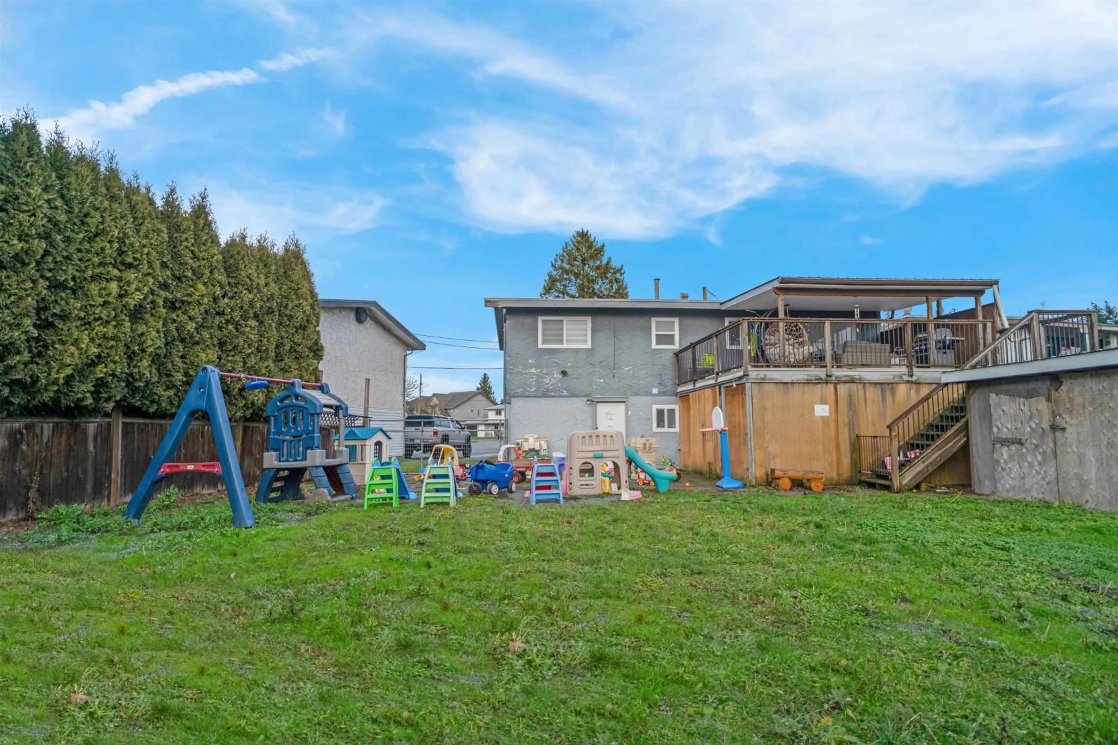 Patio, mountain view for 9127 ARMITAGE STREET|Chilliwack Proper E, Chilliwack British Columbia V2P6R6