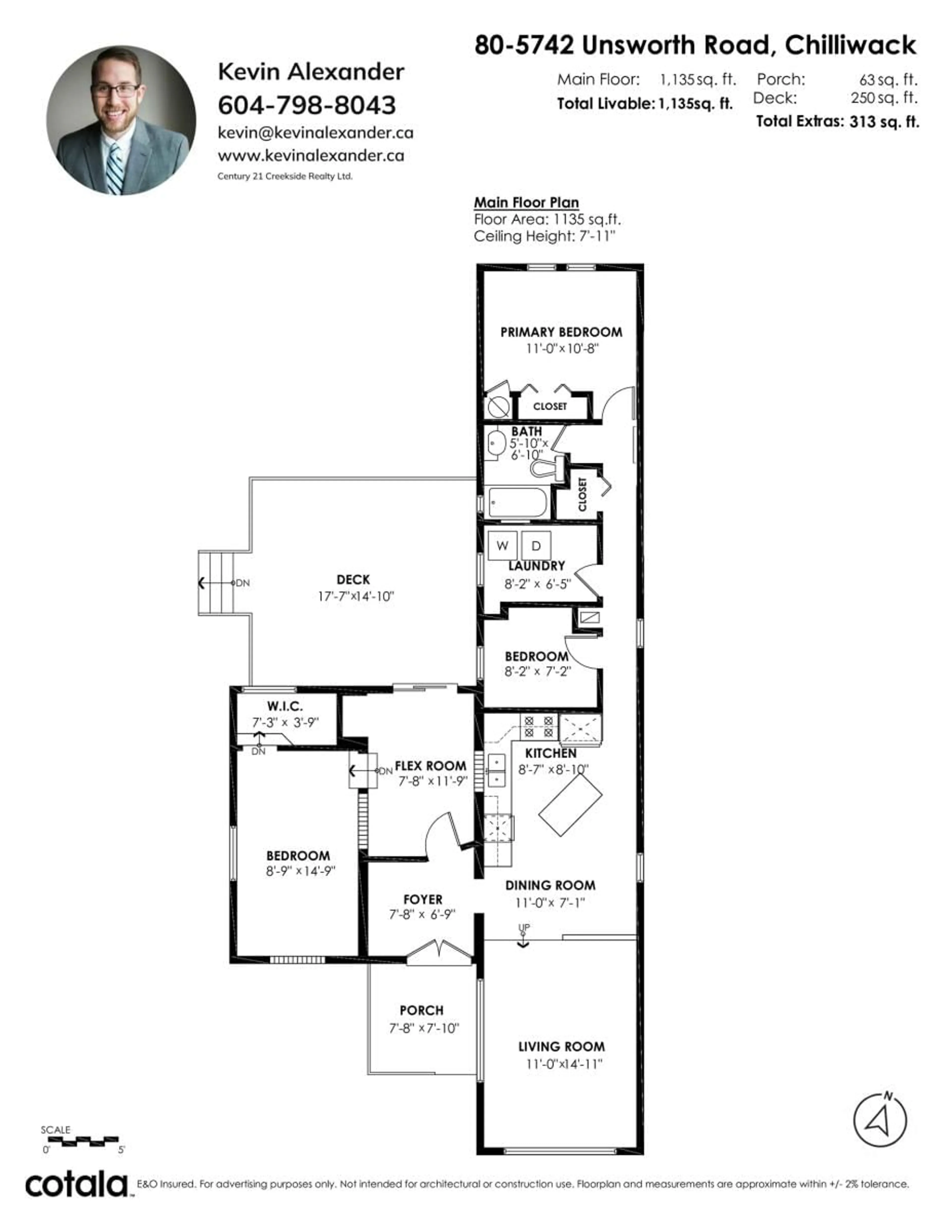 Floor plan for 80 5742 UNSWORTH ROAD|Sardis South, Chilliwack British Columbia V2R3A2