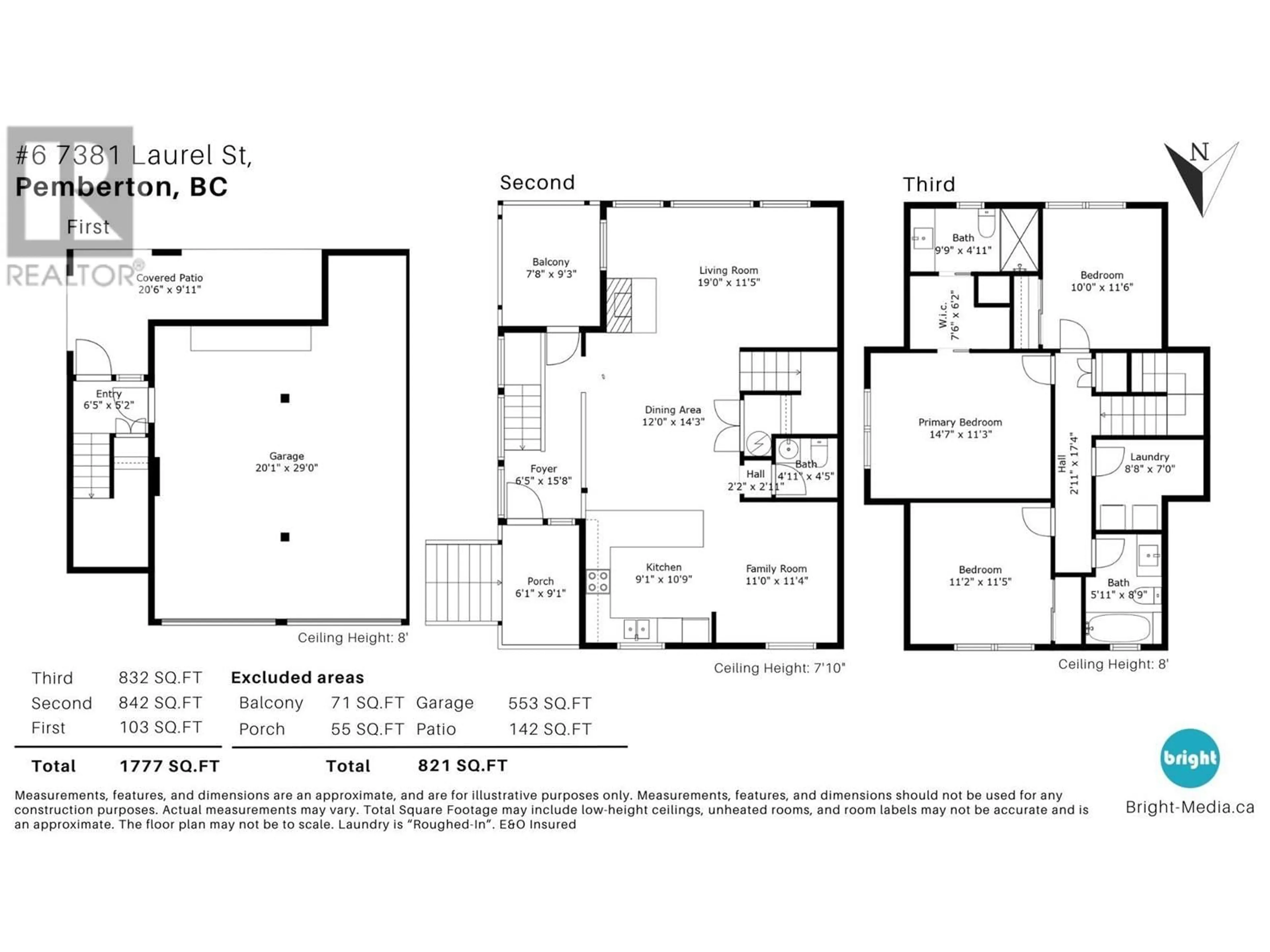 Floor plan for 6 7381 LAUREL STREET, Pemberton British Columbia V0N2L1