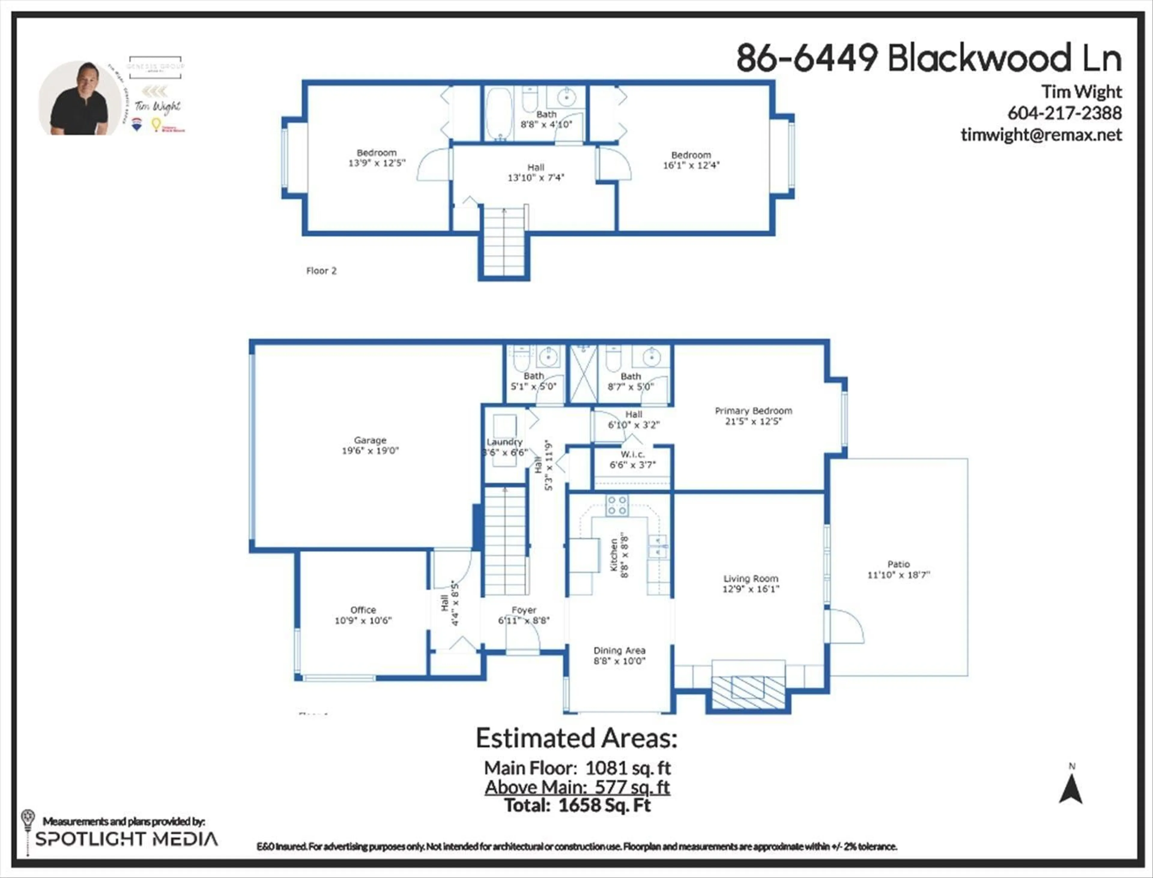 Floor plan for 86 6449 BLACKWOOD LANE|Sardis South, Chilliwack British Columbia V2R5X5