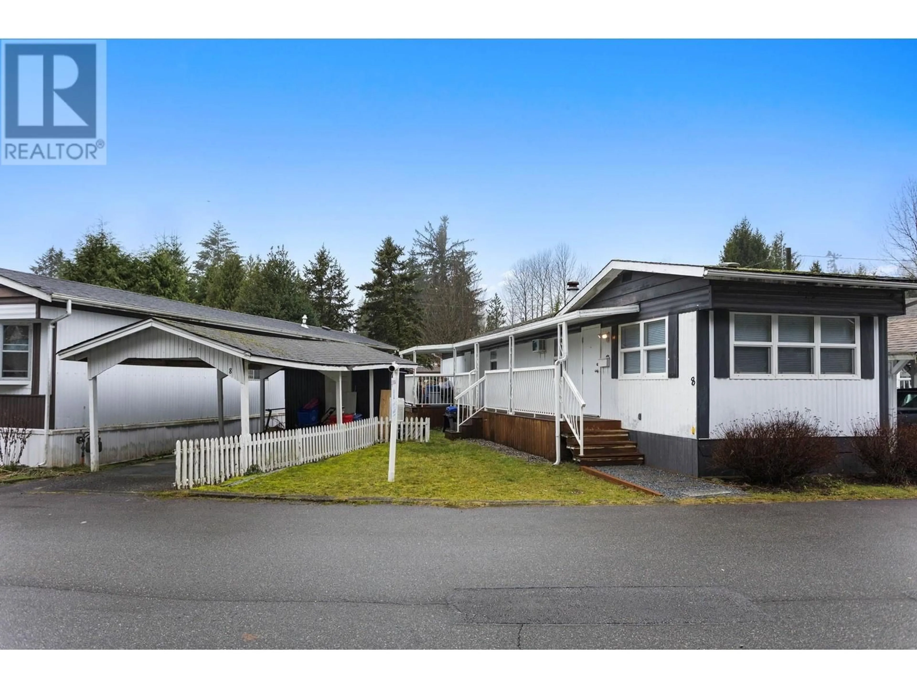 Home with vinyl exterior material, street for 8 12868 229TH STREET, Maple Ridge British Columbia V2X6T1