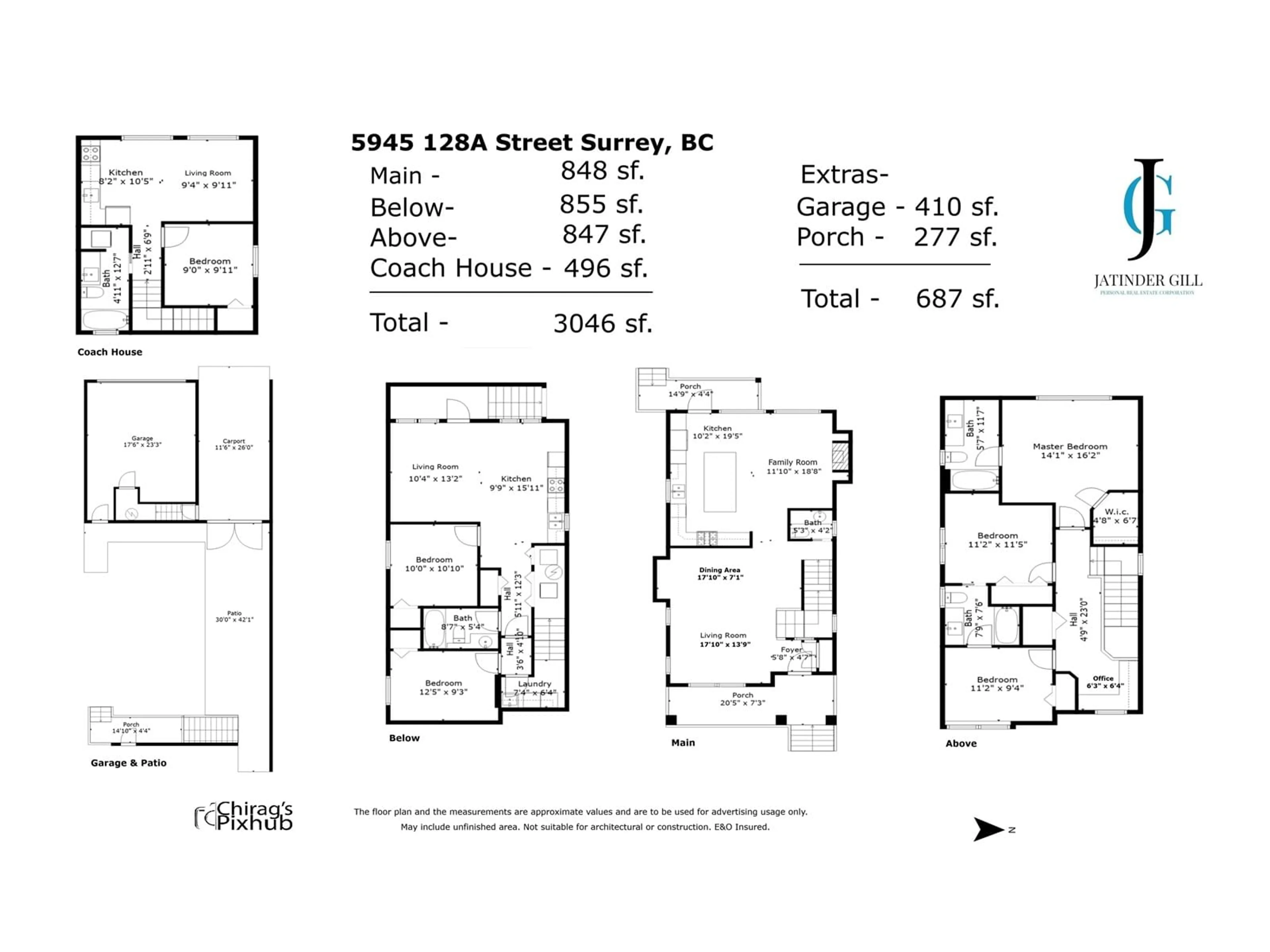 Floor plan for 5945 128A STREET, Surrey British Columbia V3X1T3