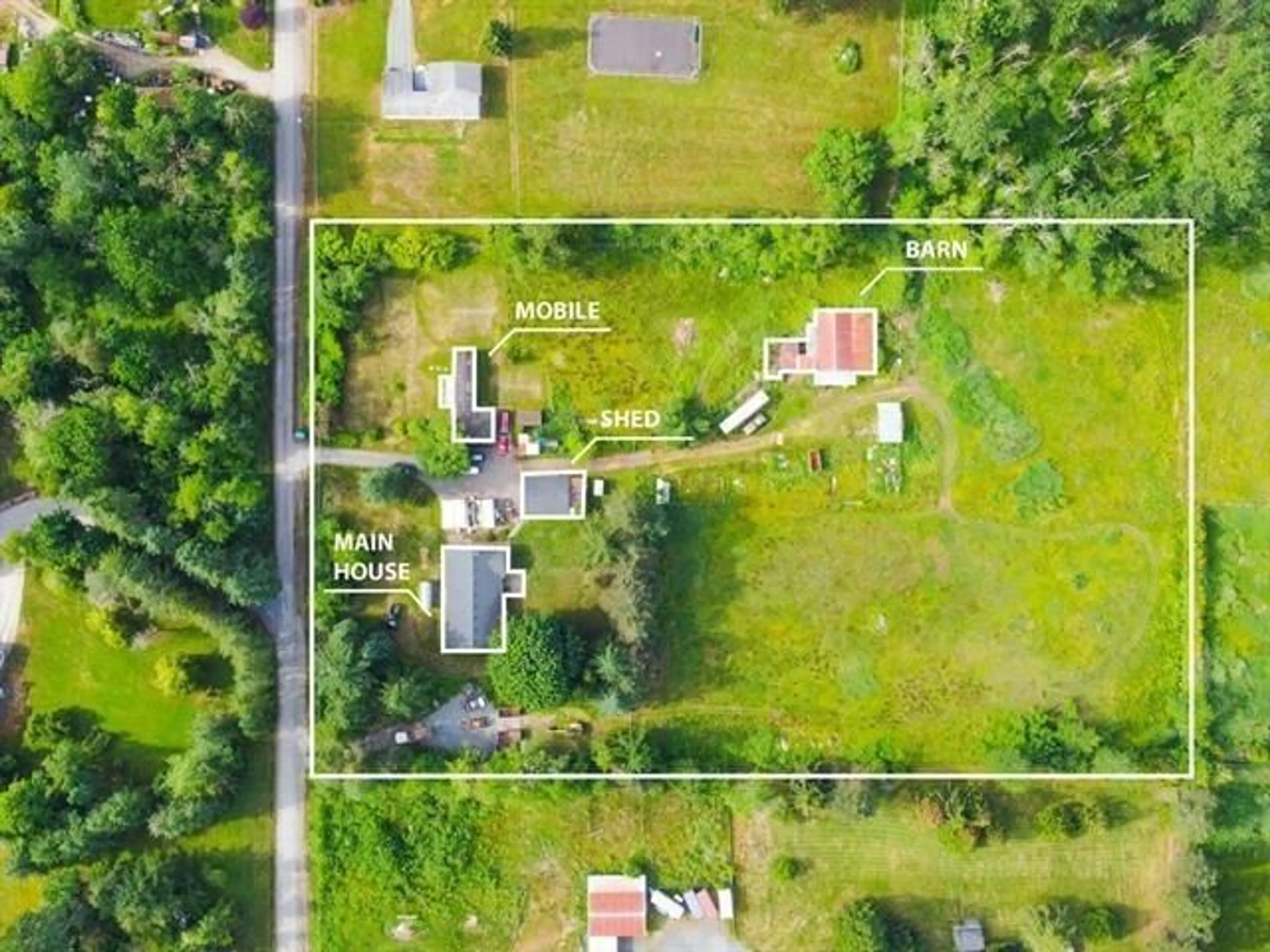 A pic from outside/outdoor area/front of a property/back of a property/a pic from drone, street for 3050 228 STREET, Langley British Columbia V2Z3B1