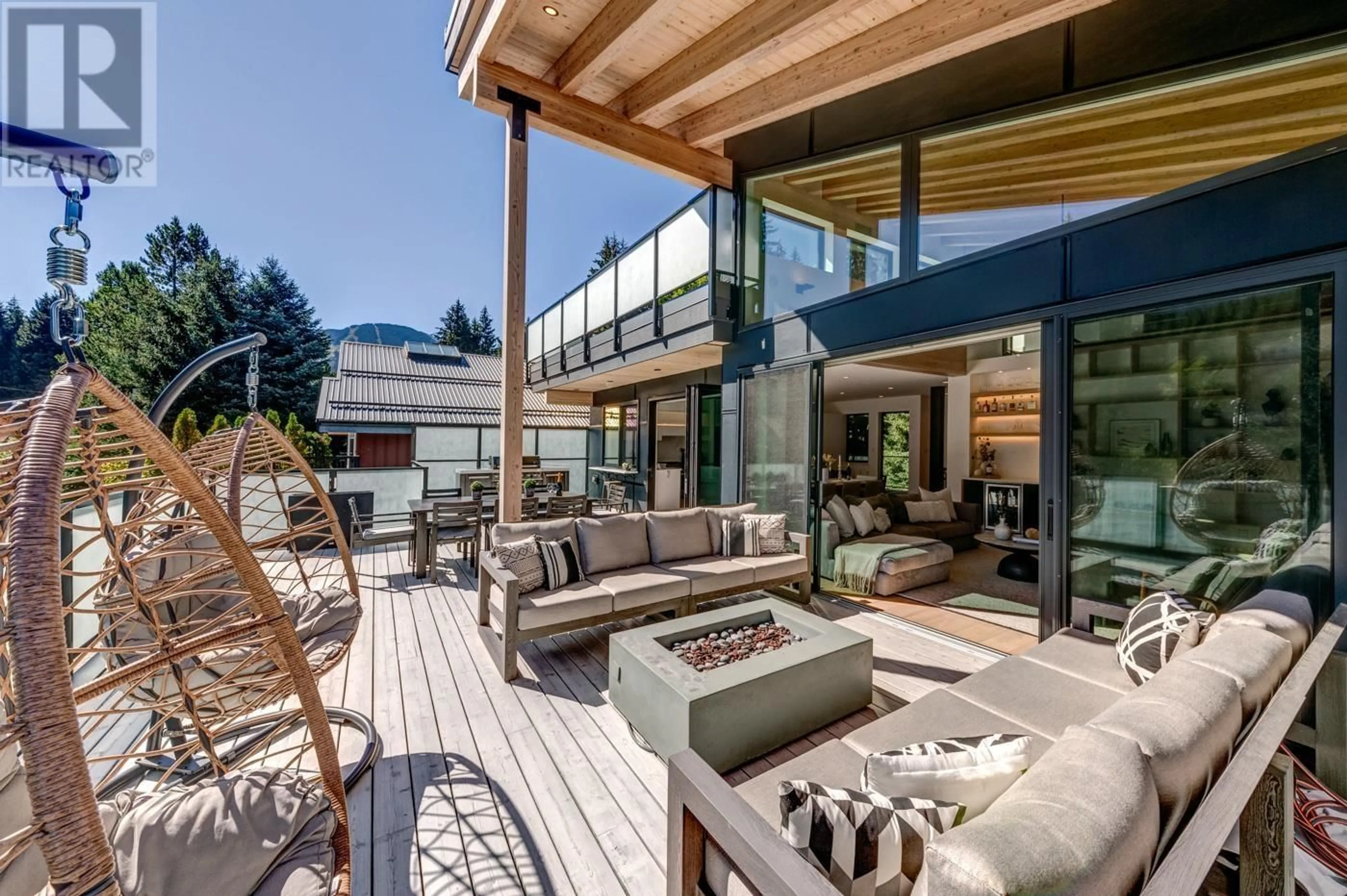 Patio, mountain view for 7333 TONI SAILER LANE, Whistler British Columbia V8E0E3