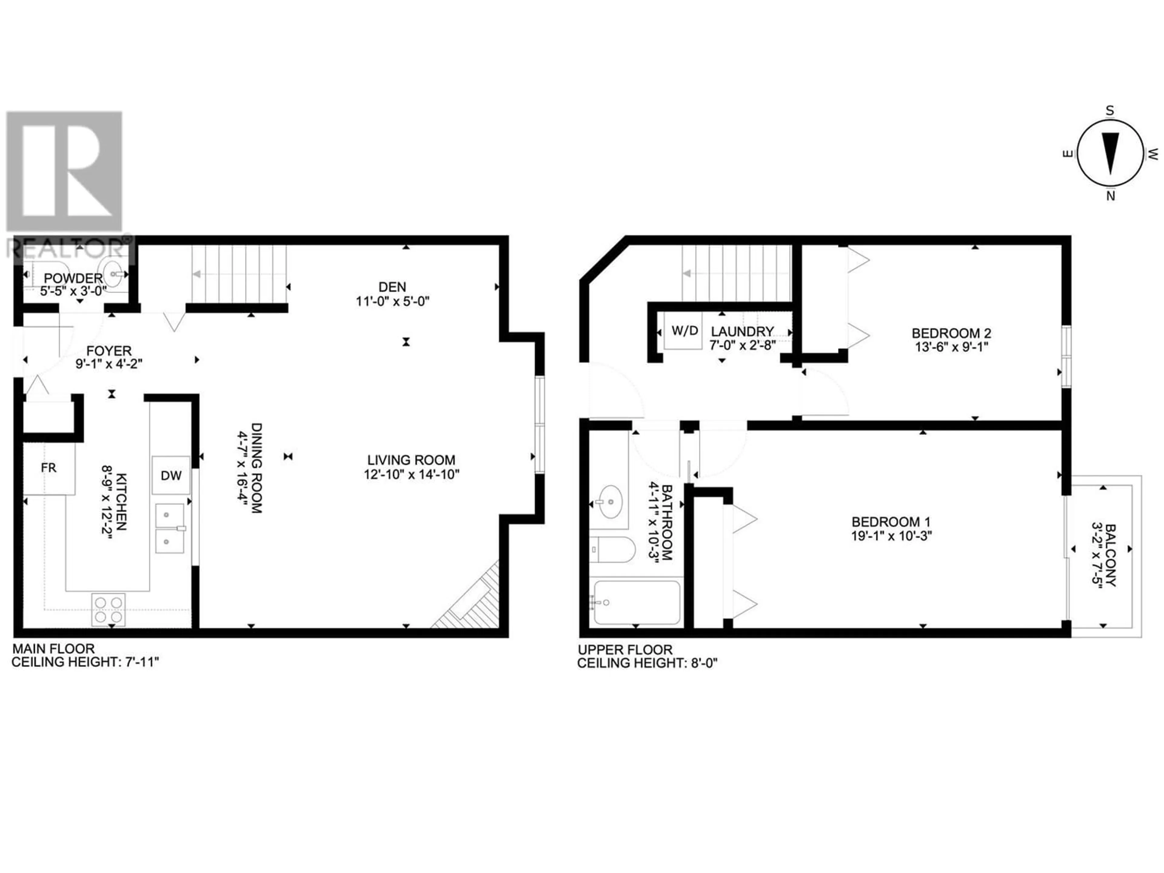 Floor plan for 21 - 2378 RINDALL AVENUE, Port Coquitlam British Columbia V3C1V2
