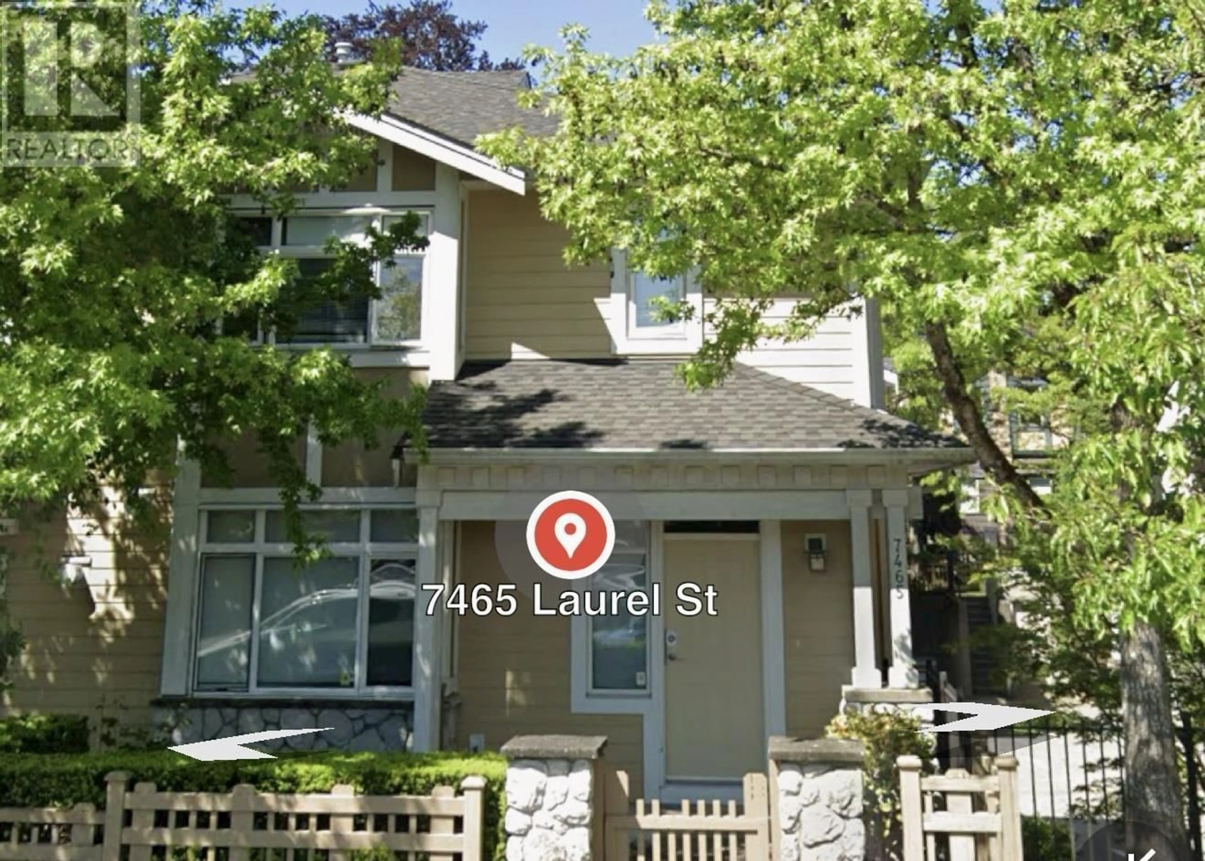 Home with vinyl exterior material, street for 7465 LAUREL STREET, Vancouver British Columbia V6P6Y4