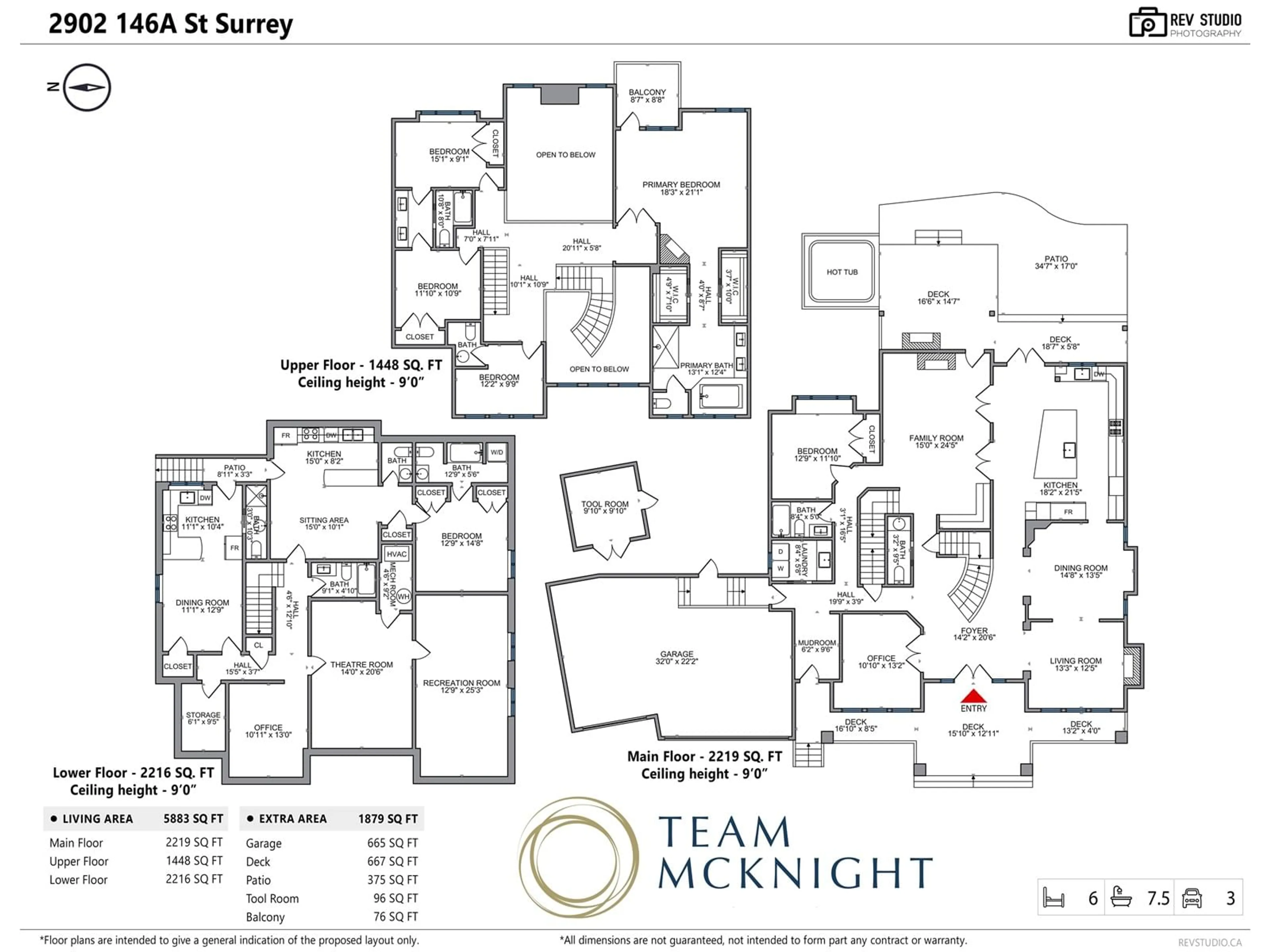 Floor plan for 2902 146A STREET, Surrey British Columbia V4P0B1