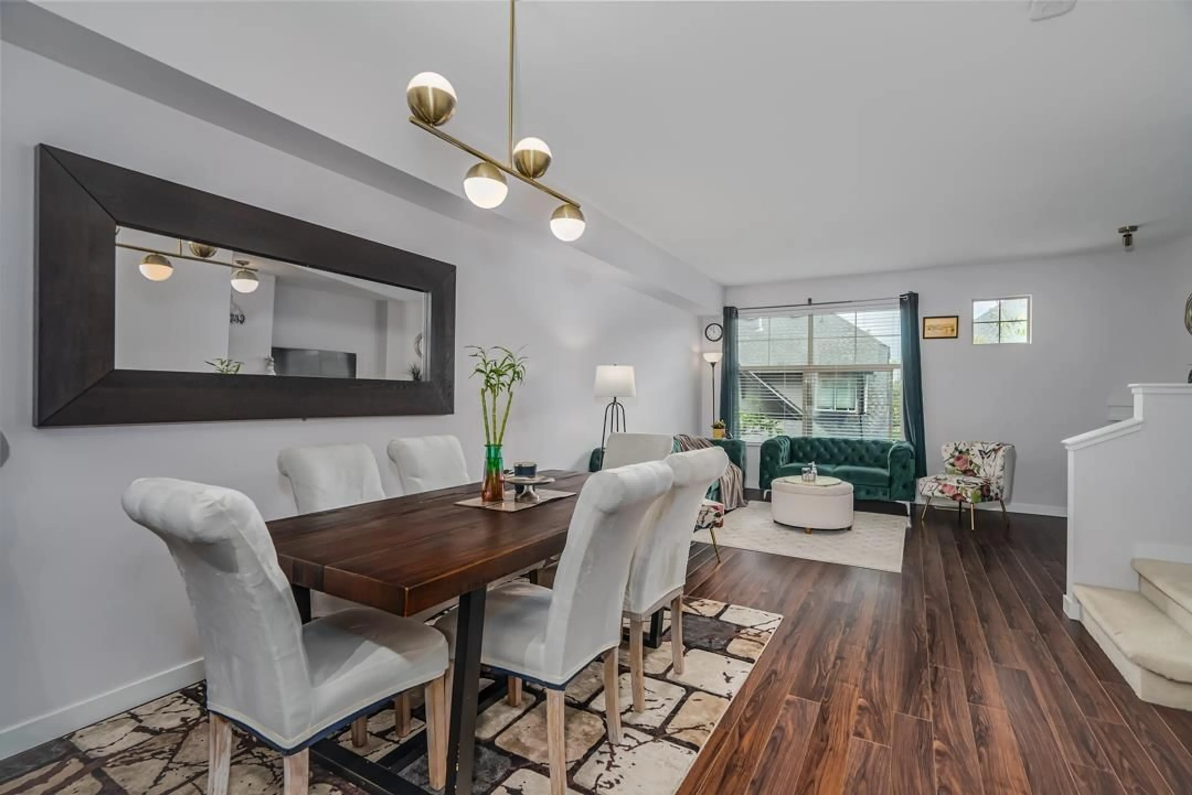 Dining room, wood/laminate floor for 30 15152 62A AVENUE, Surrey British Columbia V3S1V1