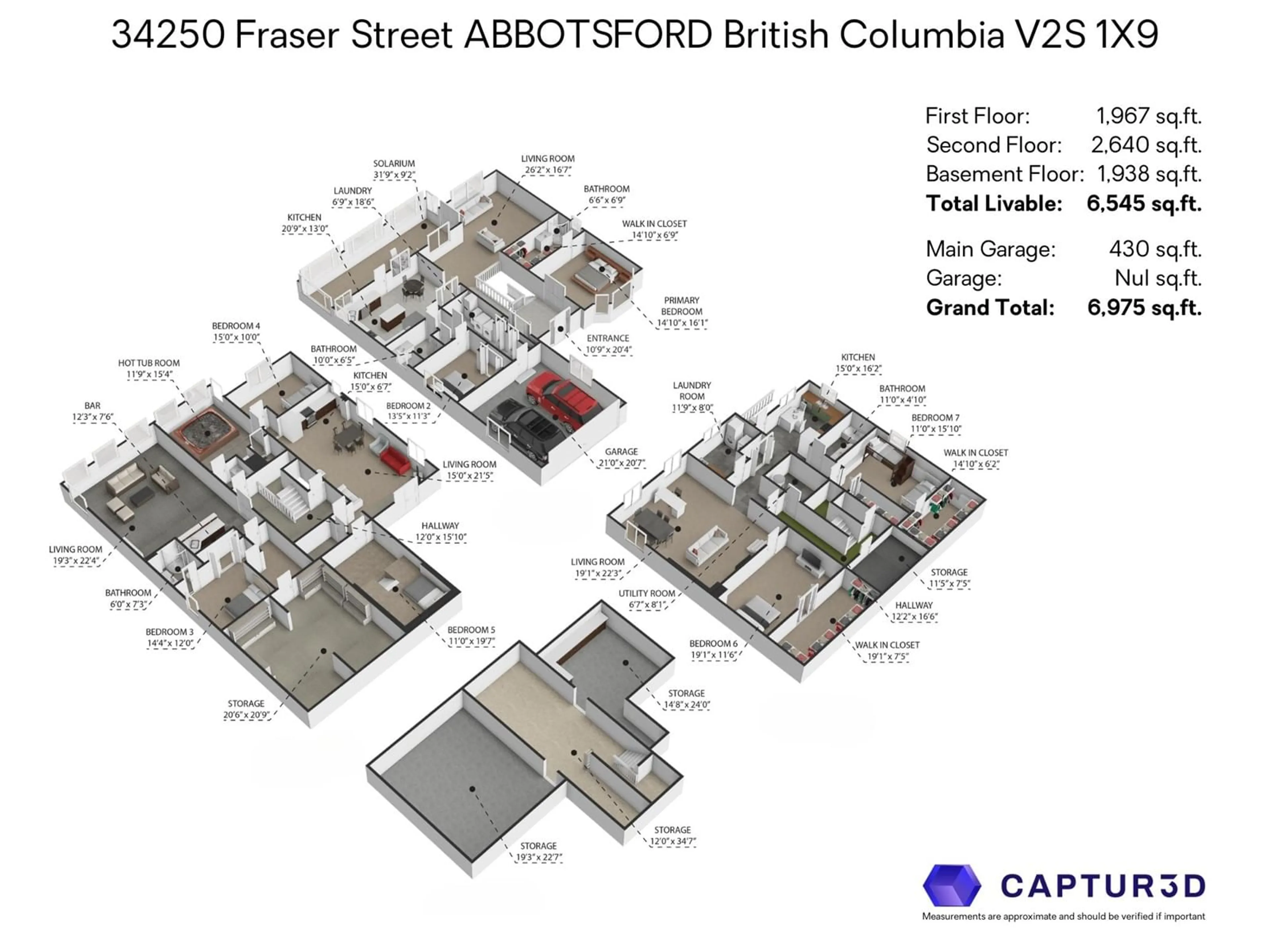 Floor plan for 34250 FRASER STREET, Abbotsford British Columbia V2S1X9