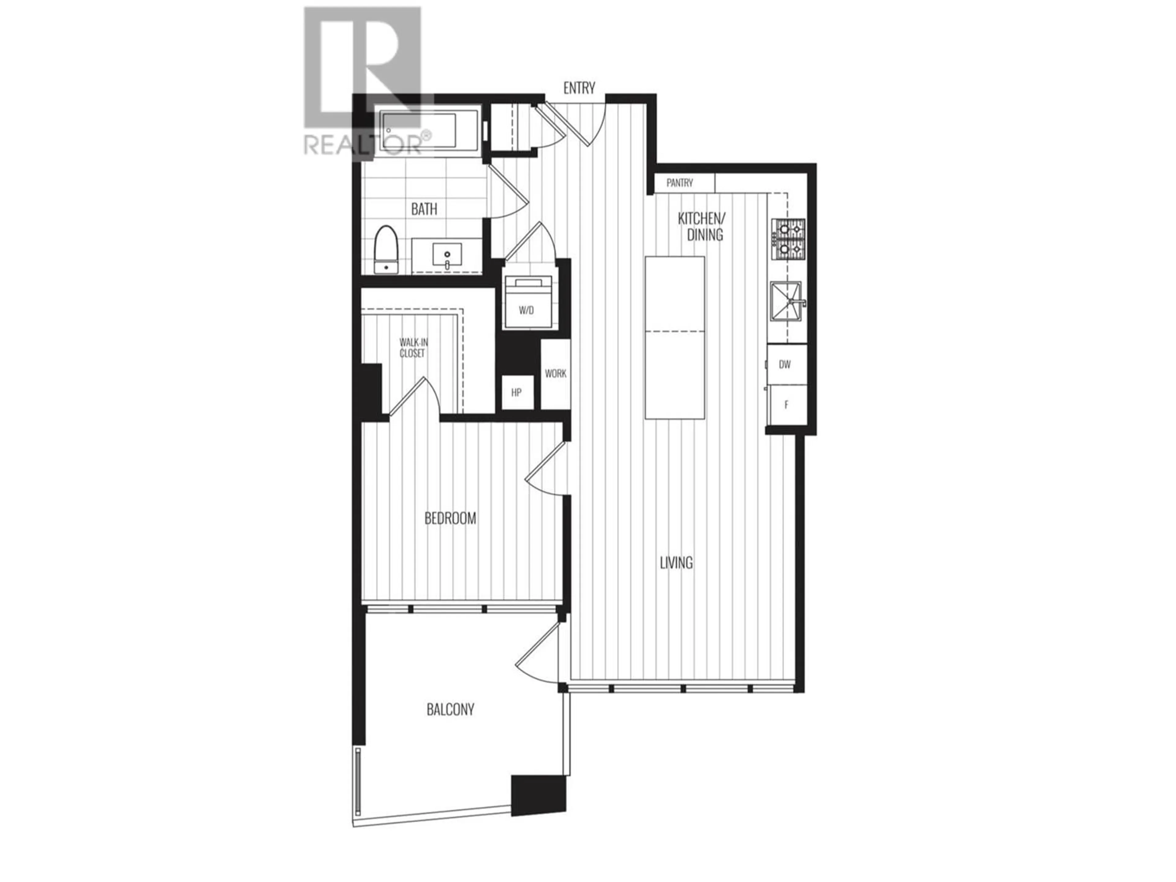 Floor plan for 1003 4711 HAZEL STREET, Burnaby British Columbia V5H0J9