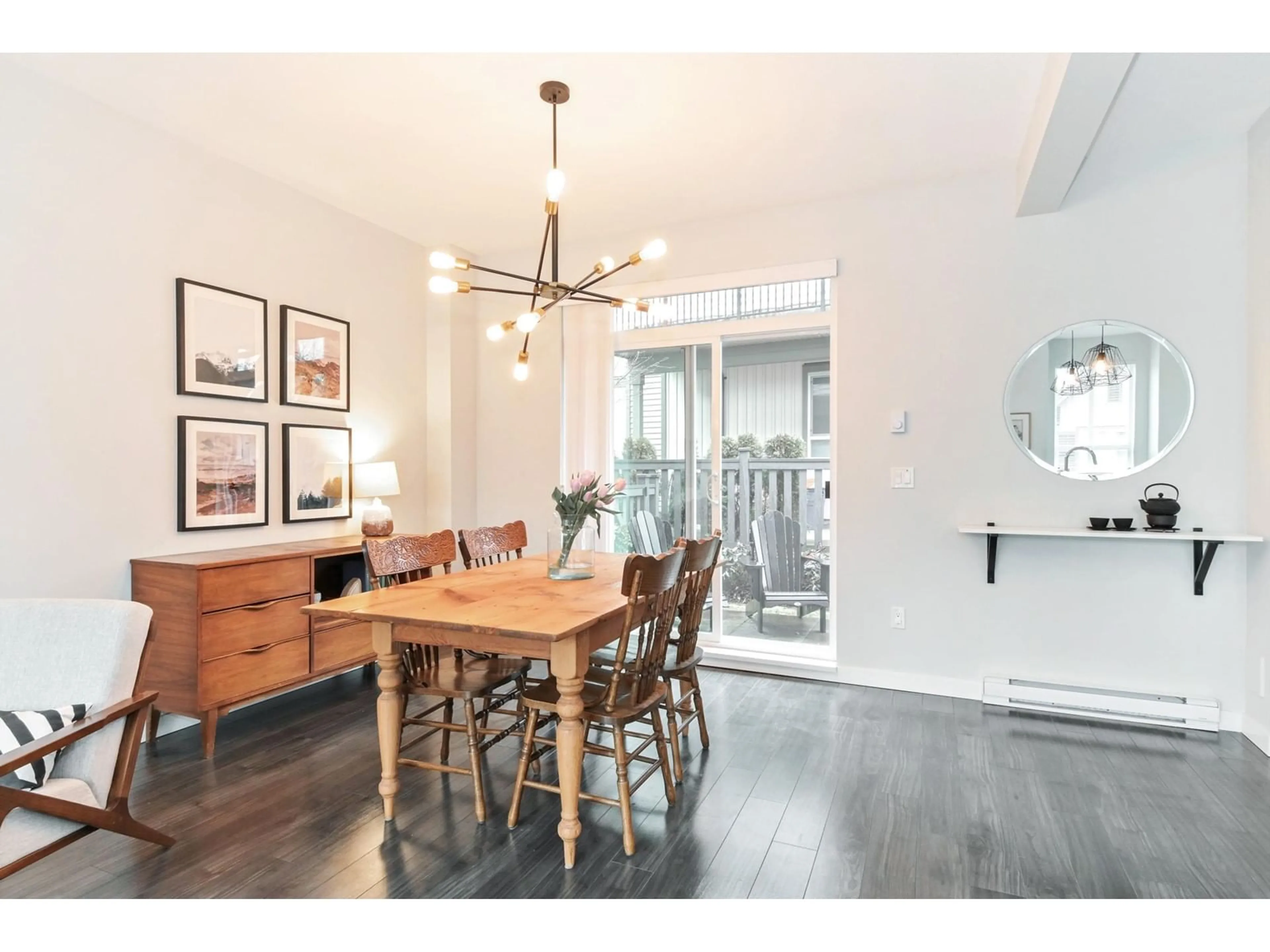 Dining room, wood/laminate floor for 73 30930 WESTRIDGE PLACE, Abbotsford British Columbia V2T0H6