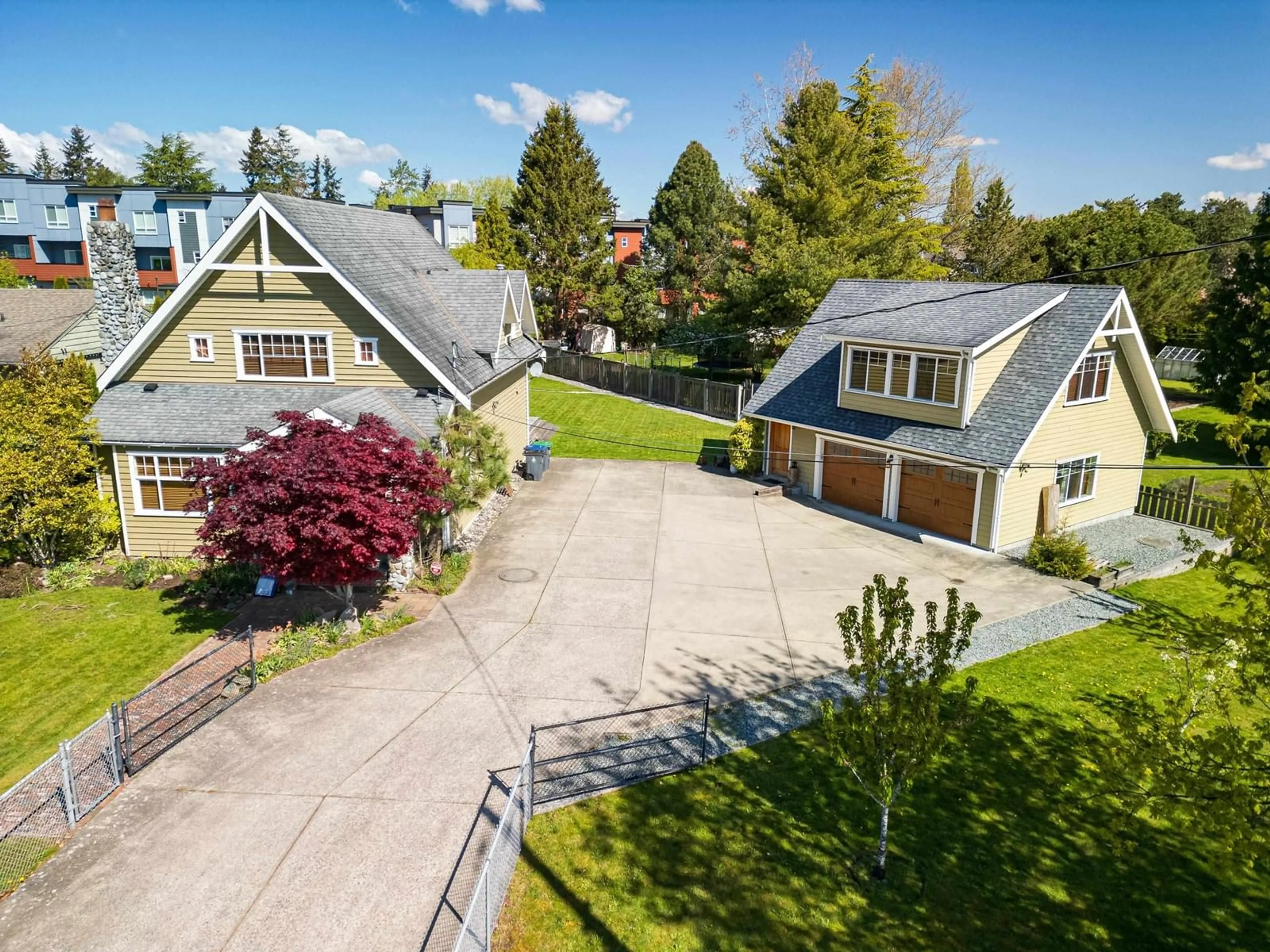 A pic from outside/outdoor area/front of a property/back of a property/a pic from drone, street for 16051 16 AVENUE, Surrey British Columbia V4A1S3