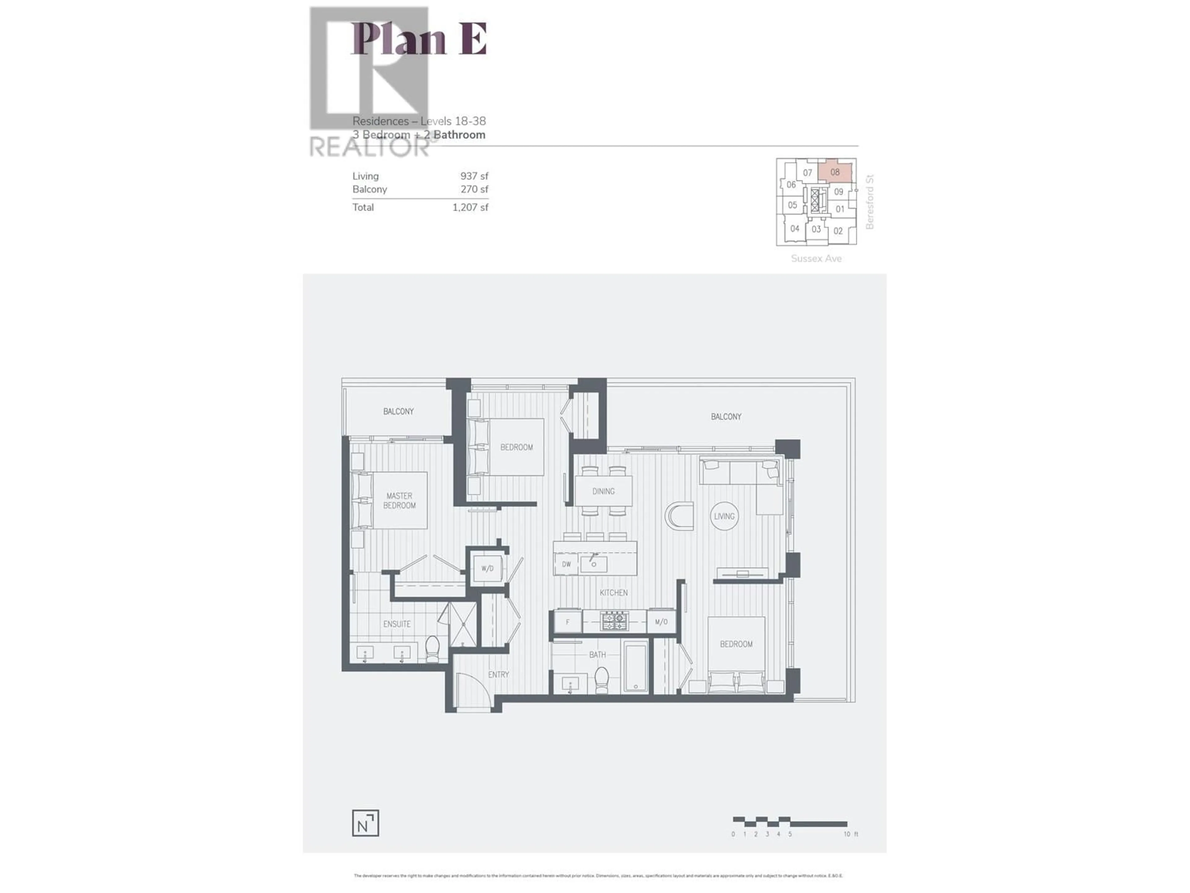 Floor plan for 2008 6511 SUSSEX AVENUE, Burnaby British Columbia V5H0K5