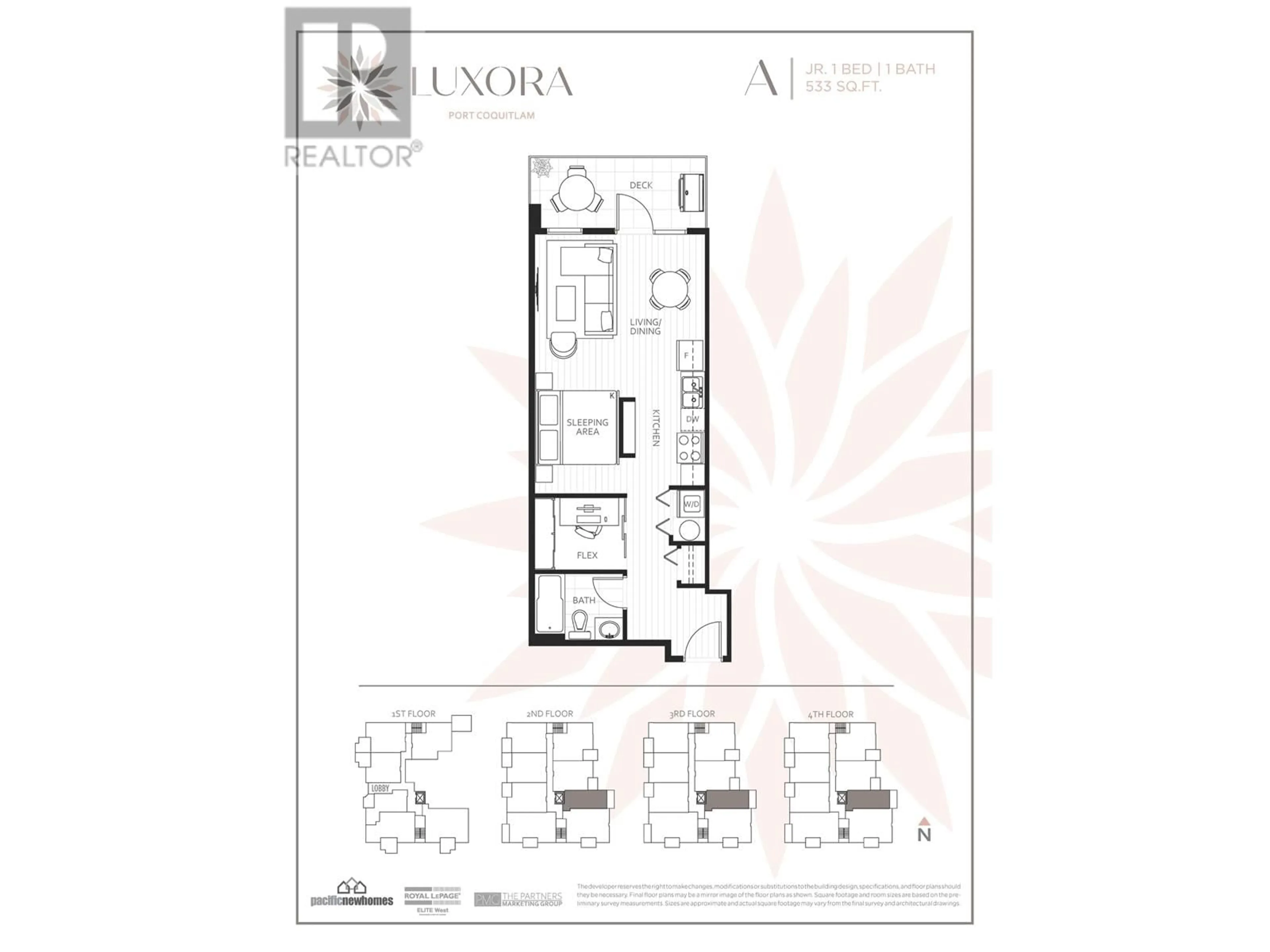 Floor plan for 203 2368 SHAUGHNESSY STREET, Port Coquitlam British Columbia V0V0V0