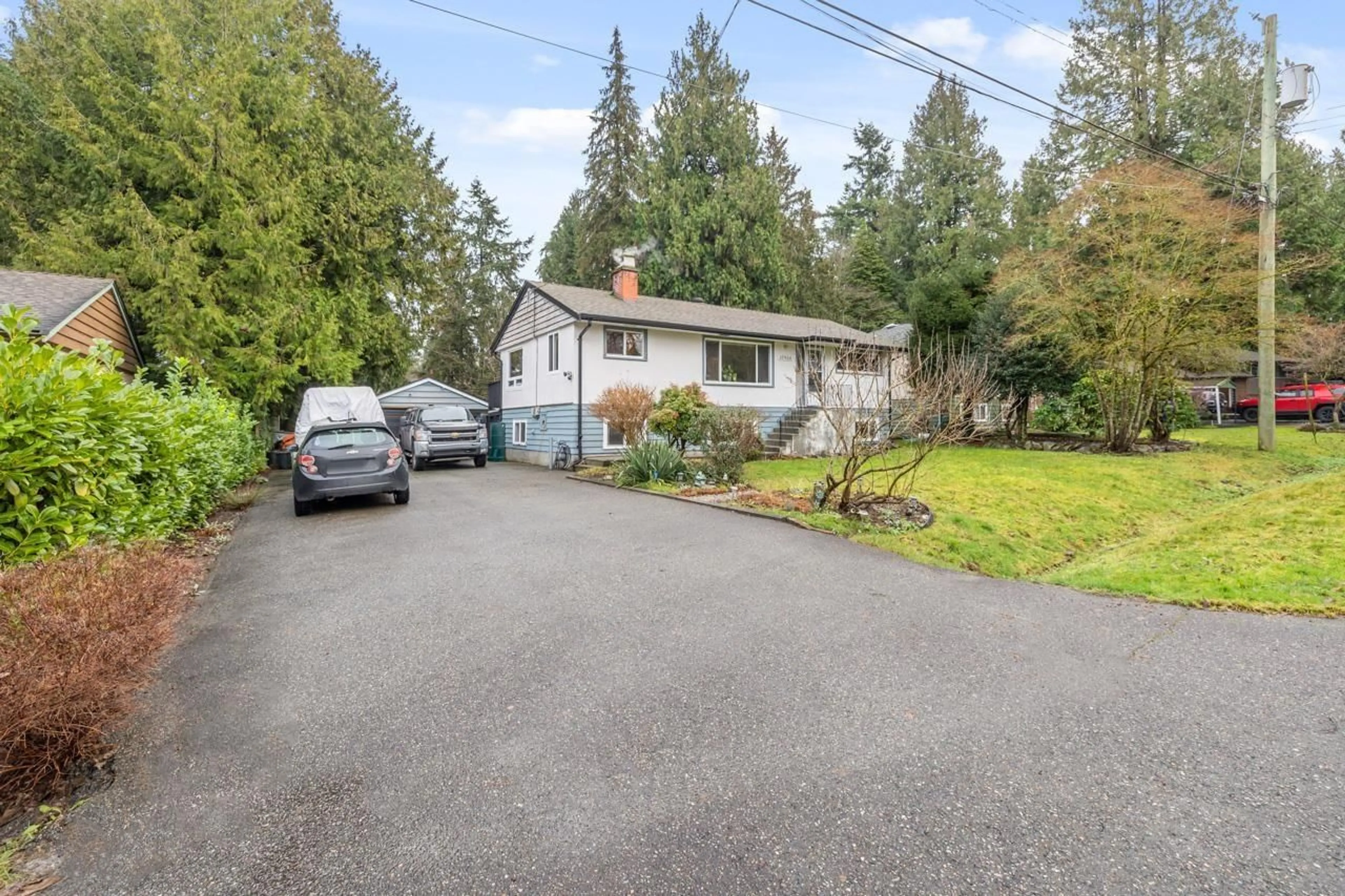 A pic from outside/outdoor area/front of a property/back of a property/a pic from drone, street for 10956 MCADAM, Delta British Columbia V4C3E8