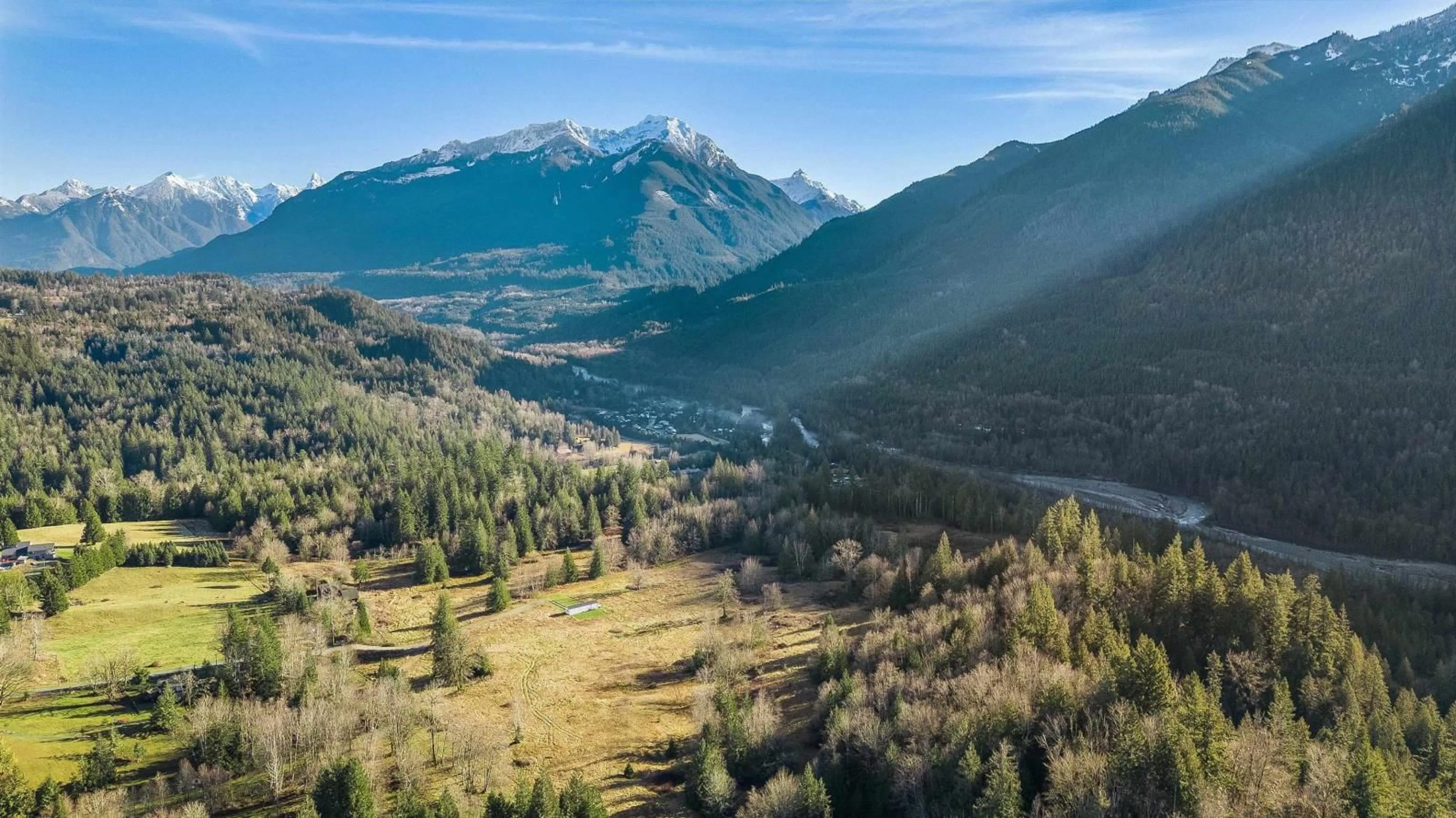 A pic from outside/outdoor area/front of a property/back of a property/a pic from drone, mountain view for 4671 SHERLAW ROAD|Ryder Lake, Chilliwack British Columbia V4Z1H3