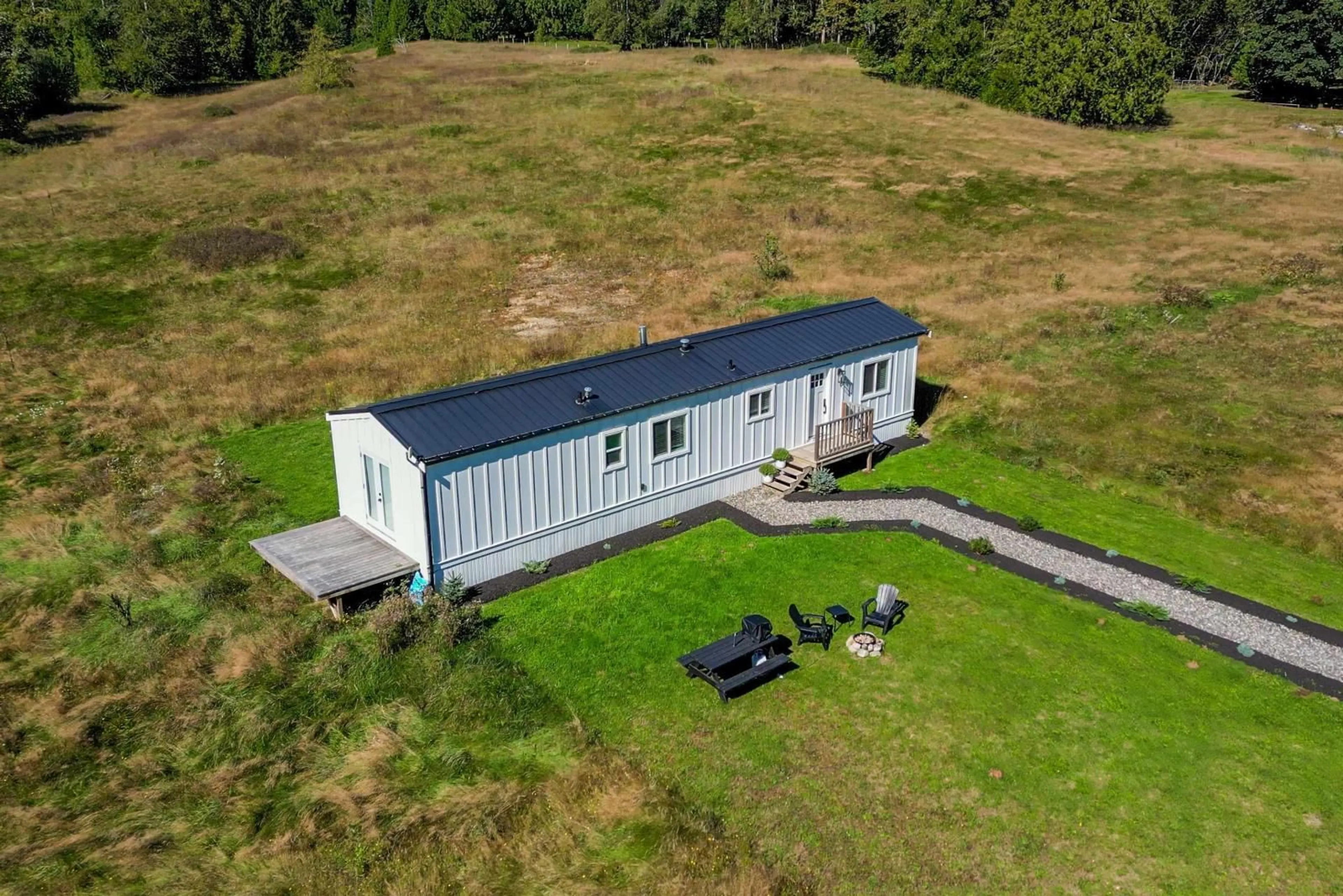 A pic from outside/outdoor area/front of a property/back of a property/a pic from drone, building for 4671 SHERLAW ROAD|Ryder Lake, Chilliwack British Columbia V4Z1H3