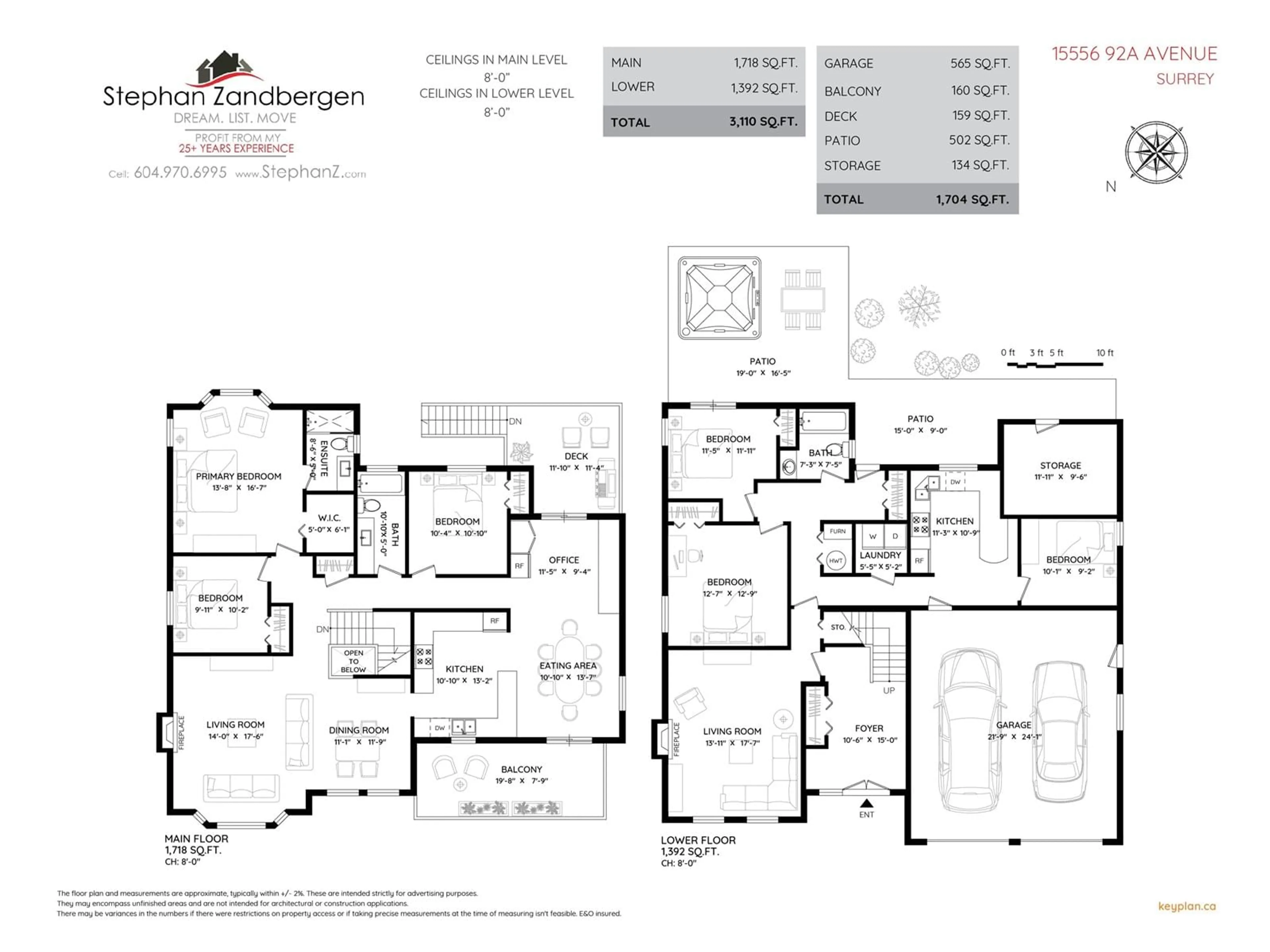 Floor plan for 15556 92A AVENUE, Surrey British Columbia V3R9B3