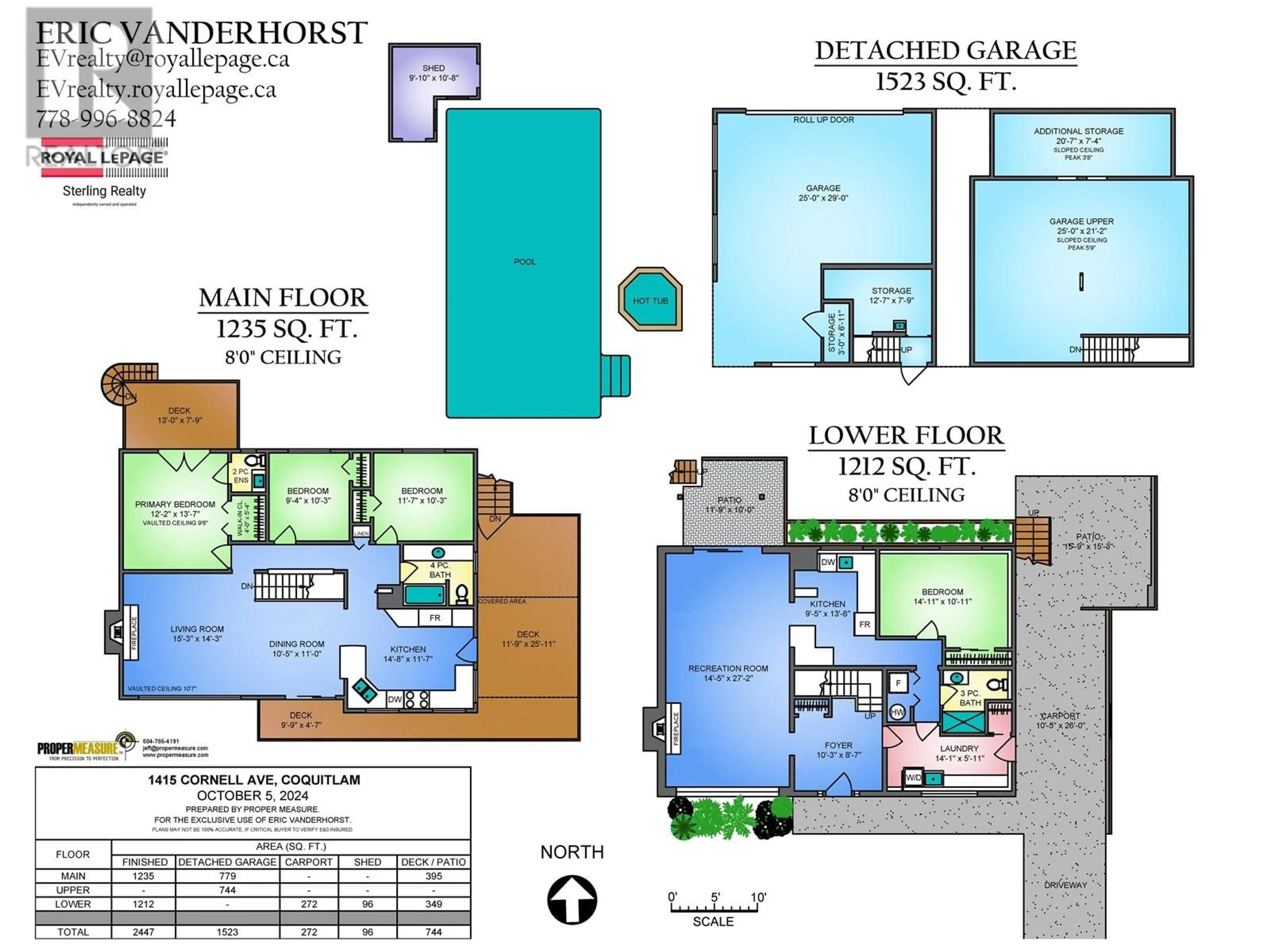 Floor plan for 1415 CORNELL AVENUE, Coquitlam British Columbia V3J2Z8