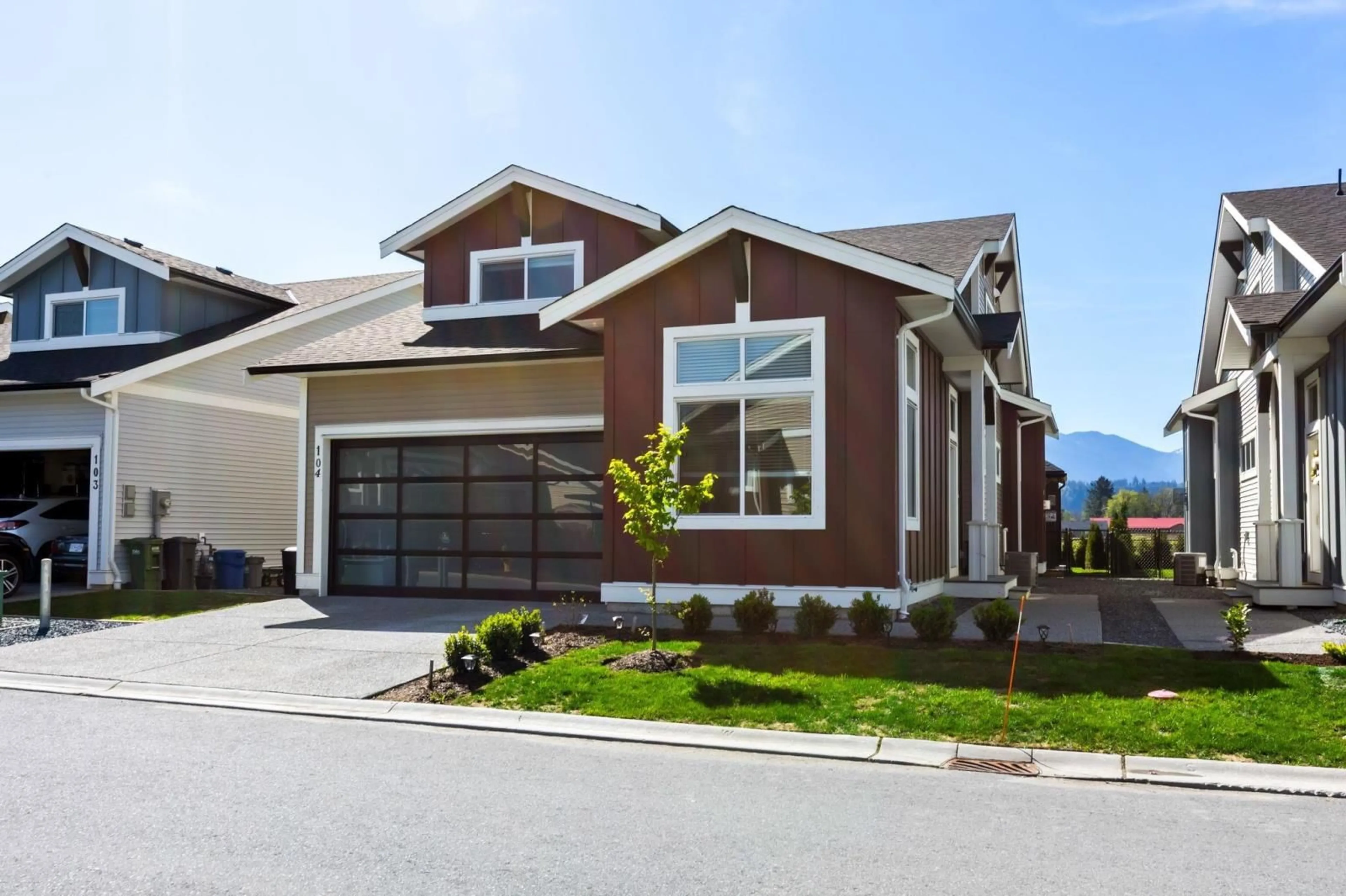 Home with brick exterior material, street for 104 - 46213 HAKWELES ROAD, Chilliwack British Columbia V4Z0C6