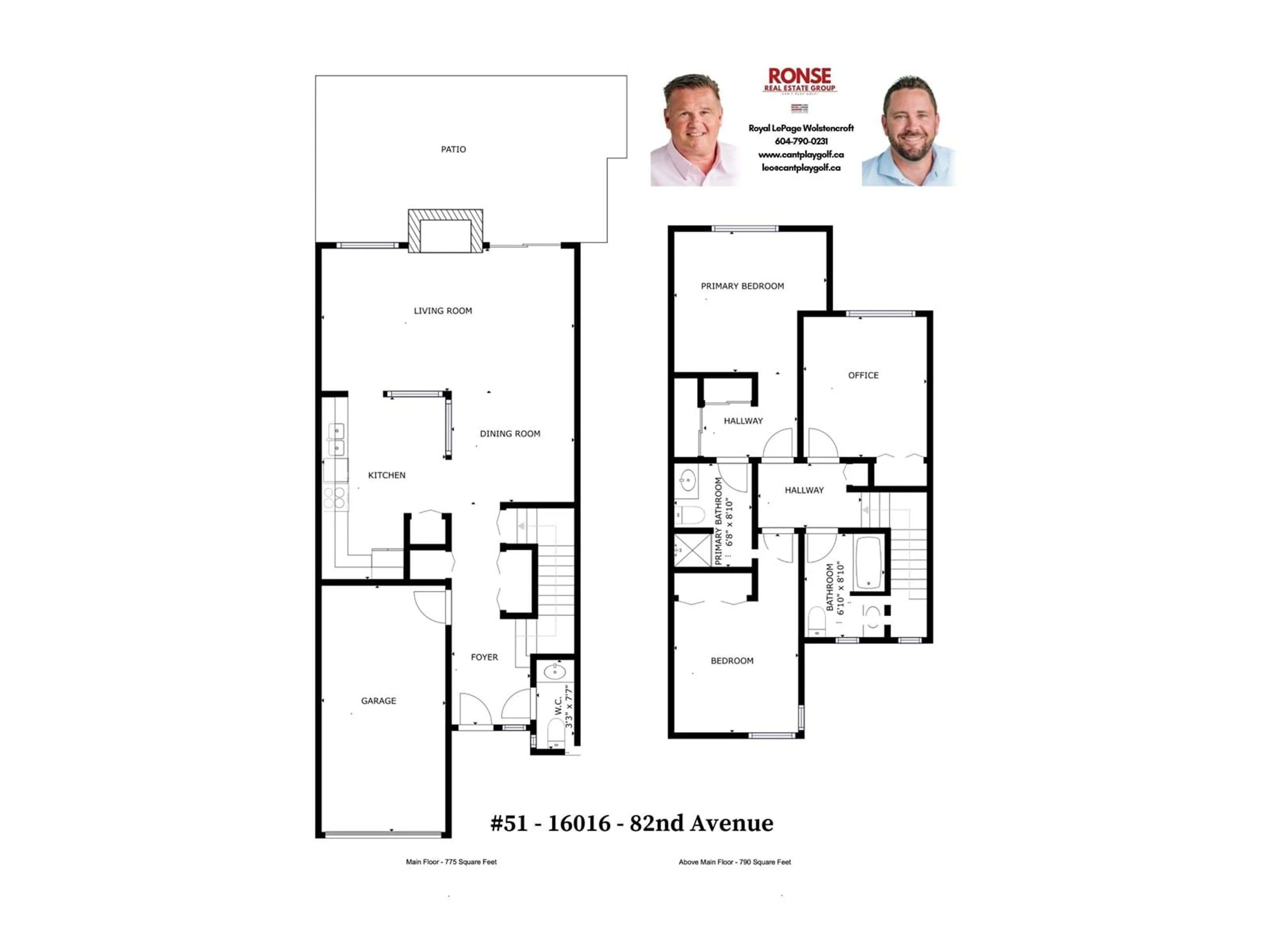 Floor plan for 51 16016 82 AVENUE, Surrey British Columbia V4N0N7