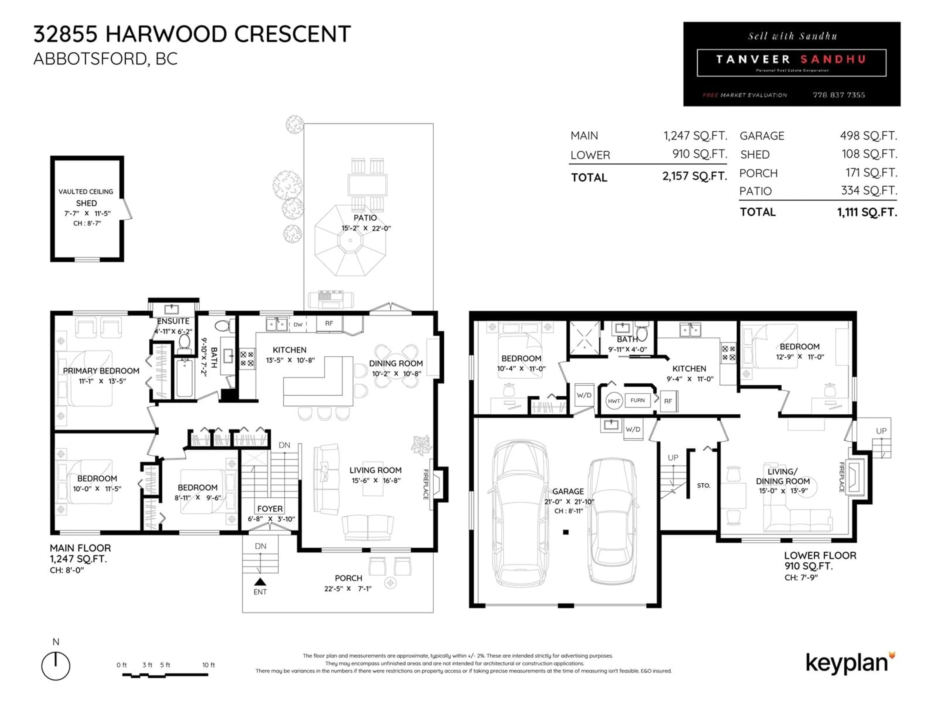 Floor plan for 32855 HARWOOD CRESCENT, Abbotsford British Columbia V2S7A6