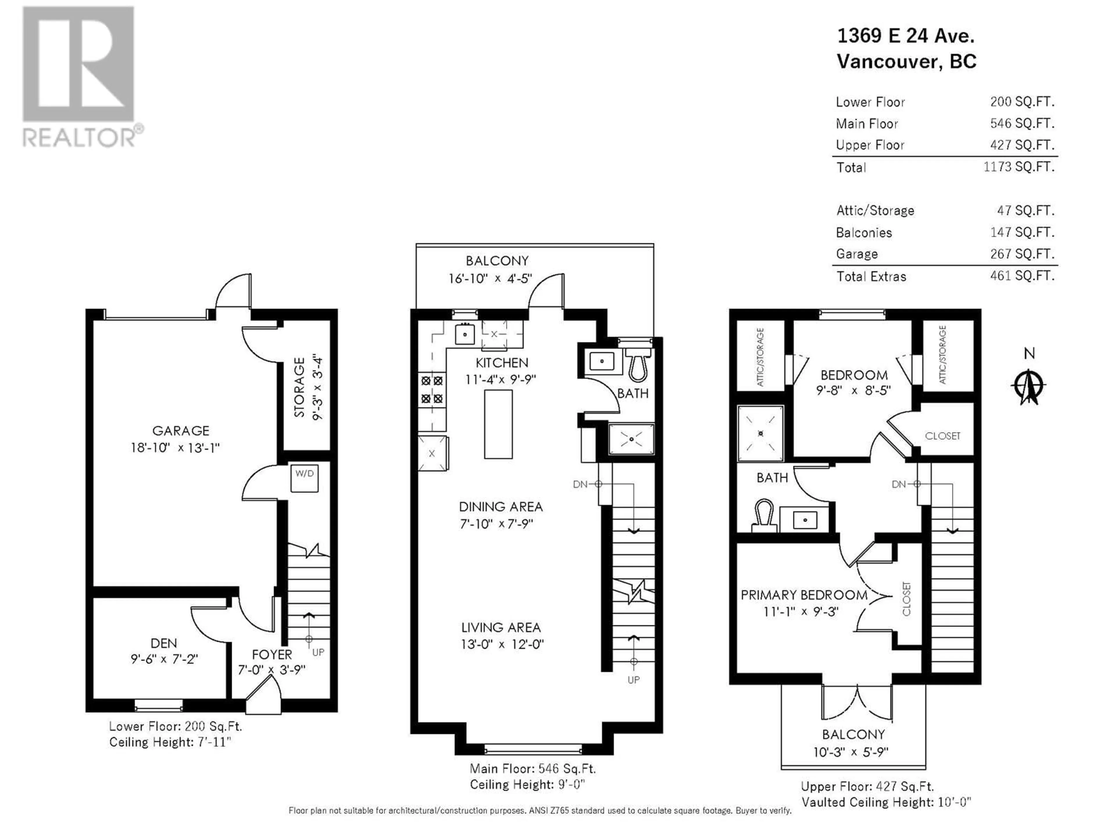 Floor plan for 1369 E 24TH AVENUE, Vancouver British Columbia V5V2B6