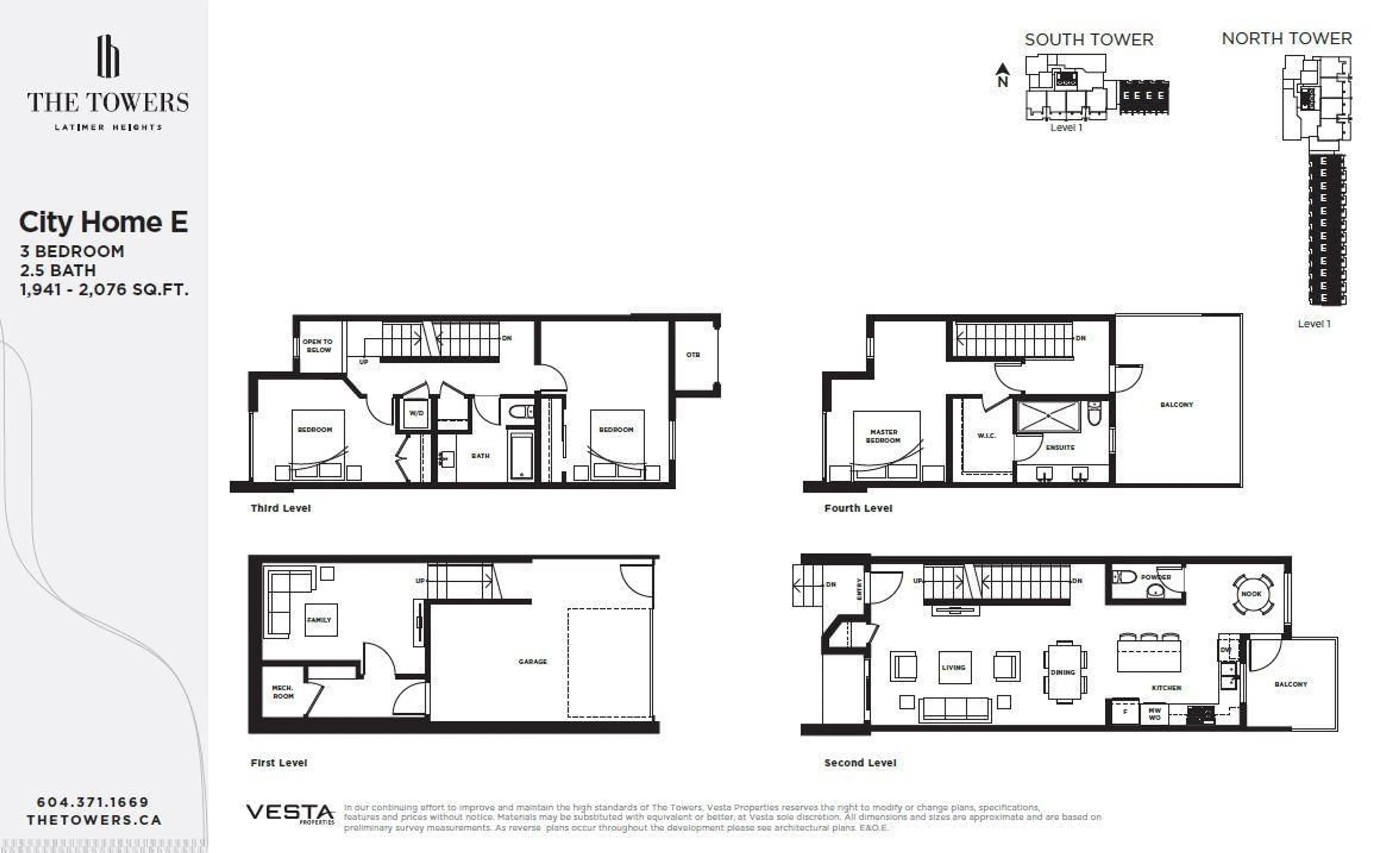 Floor plan for 11 8529 201 STREET, Langley British Columbia V3A0H2