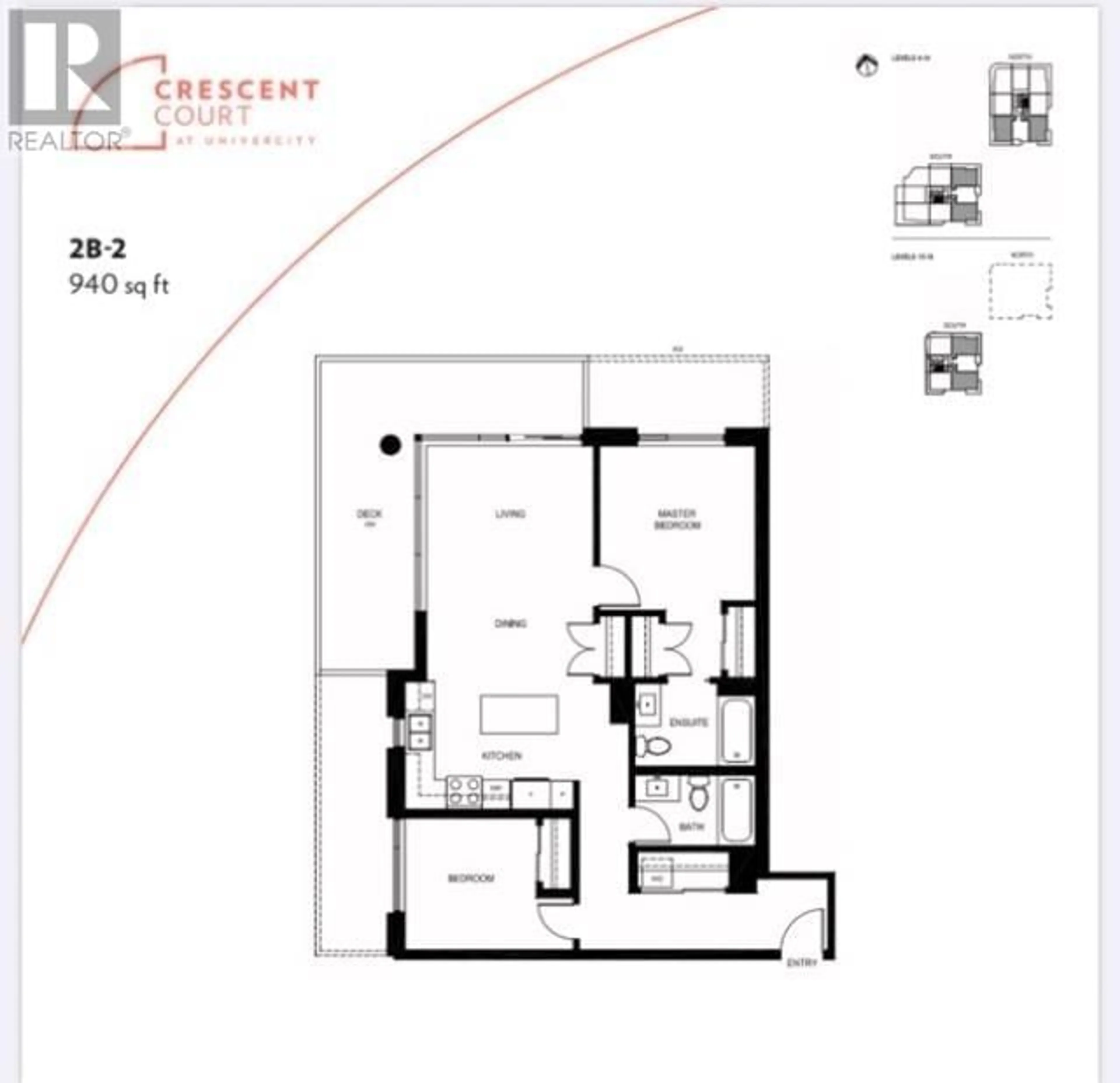 Floor plan for 504 8761 UNIVERSITY CRESCENT, Burnaby British Columbia V5A4Y8