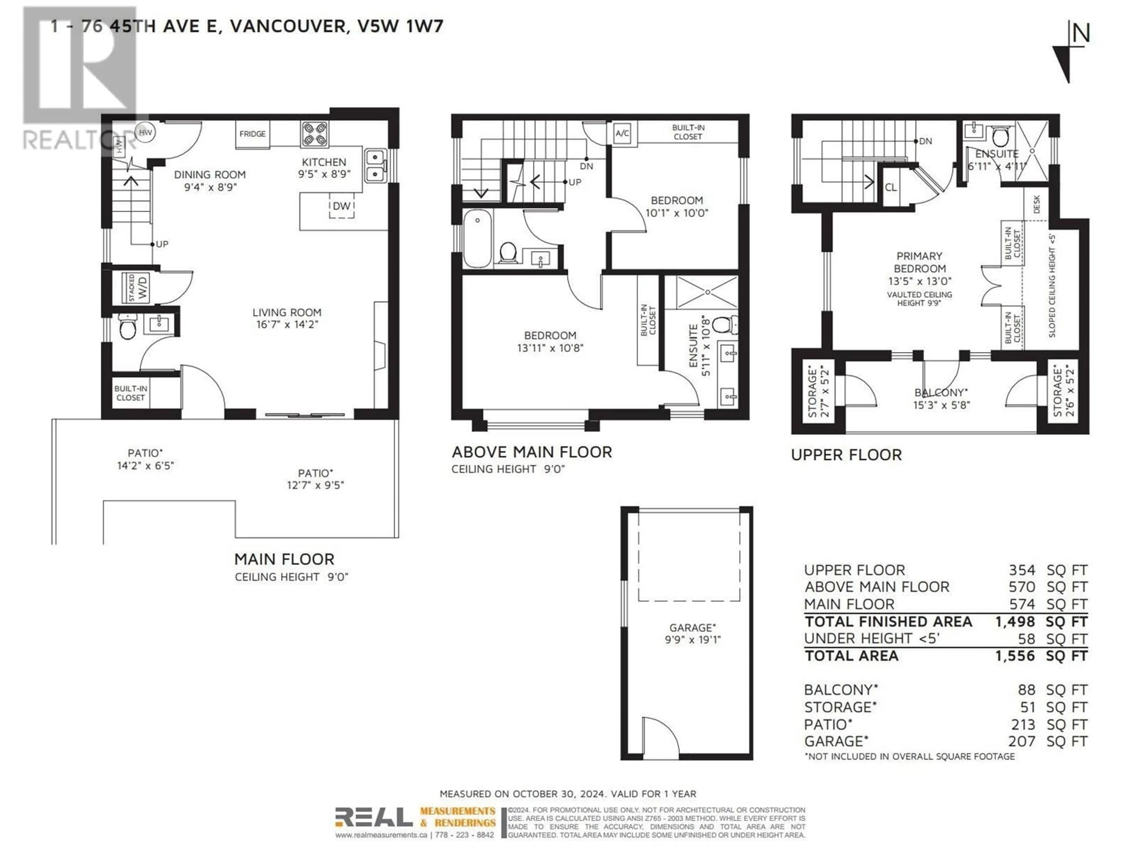 Floor plan for 1 76 E 45TH AVENUE, Vancouver British Columbia V5W1W7